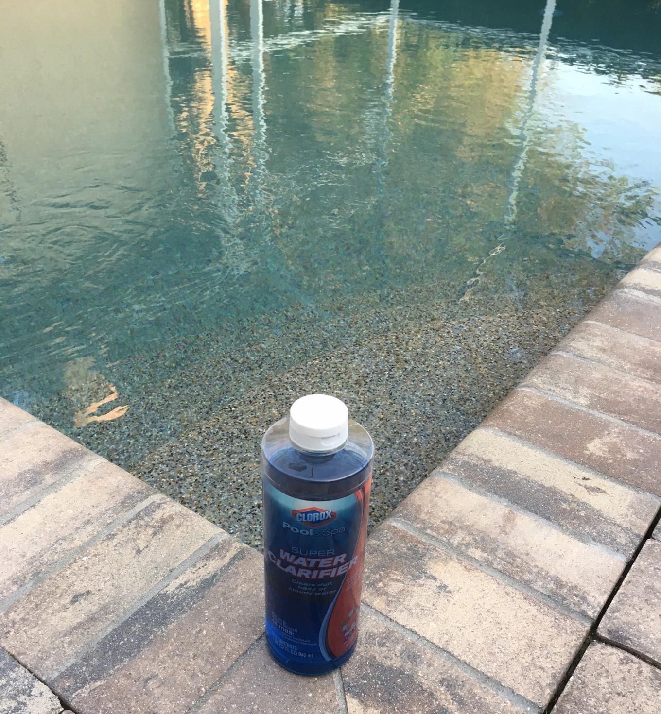 Clorox® Pool&Spa™ Swimming Pool Super Water Clarifier, Creates Crystal Clear Pool Water, 1 Quart (Pack of 1) - Customer Photo 1