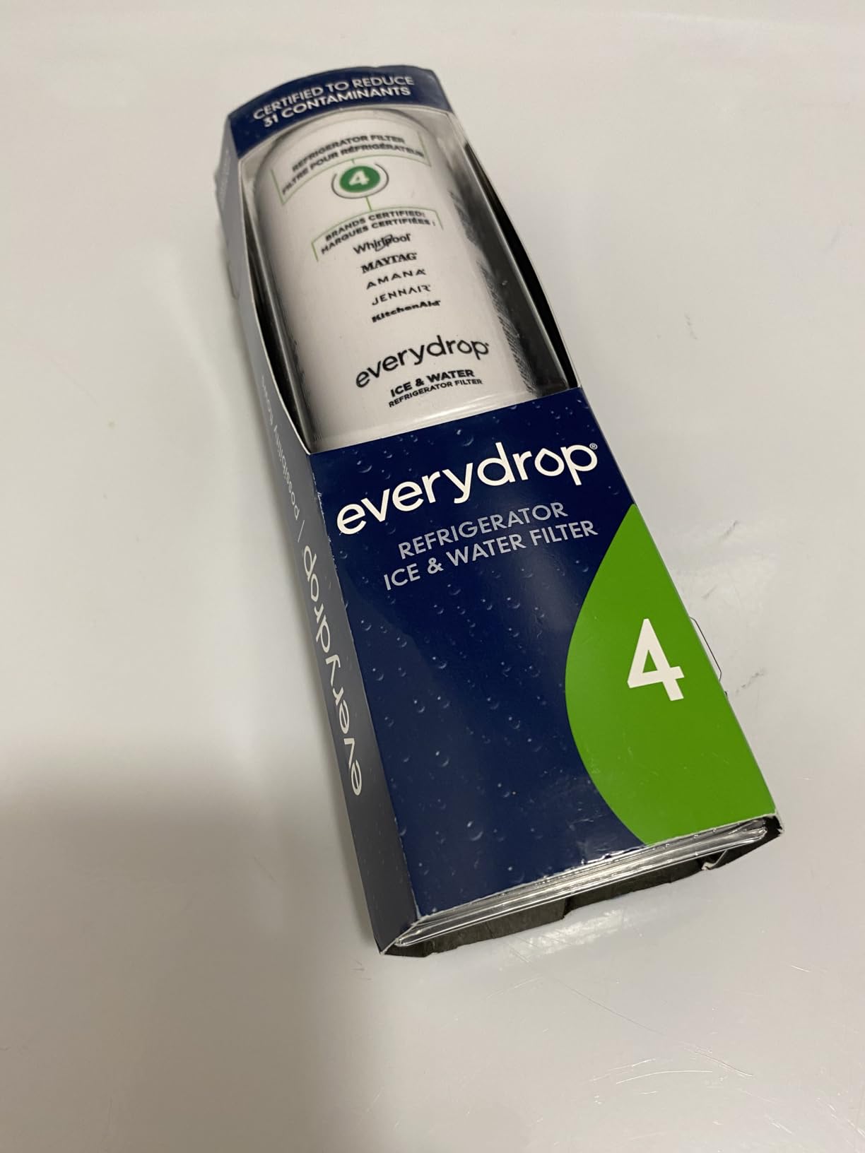 everydrop® by Whirlpool Ice and Water Refrigerator Filter 4, EDR4RXD1, Single-Pack - Customer Photo 1