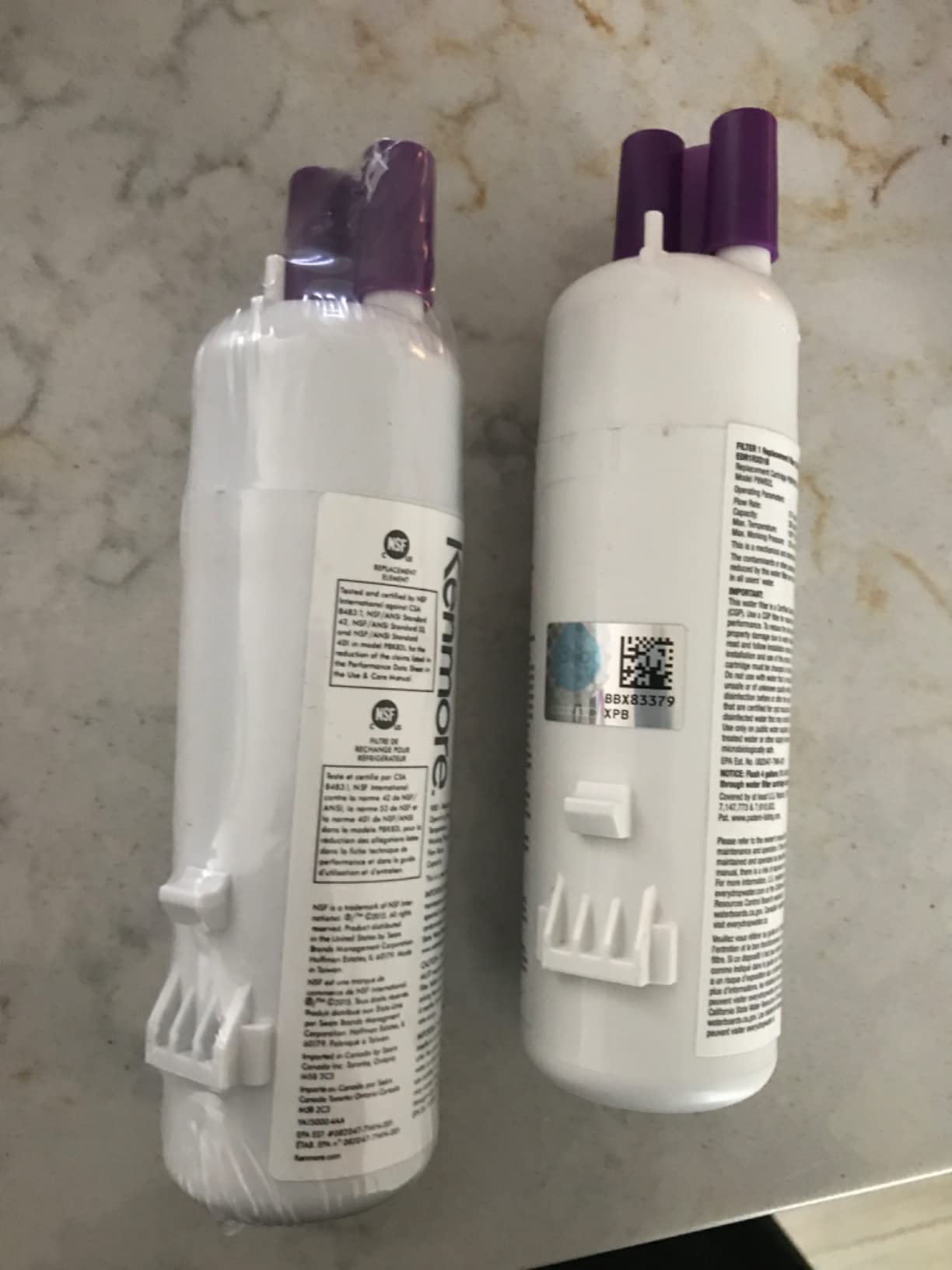Kenmore Refrigerator Replacement 1, ,9930,9081 Water Filter, White, (2 PACKS) - Customer Photo 2
