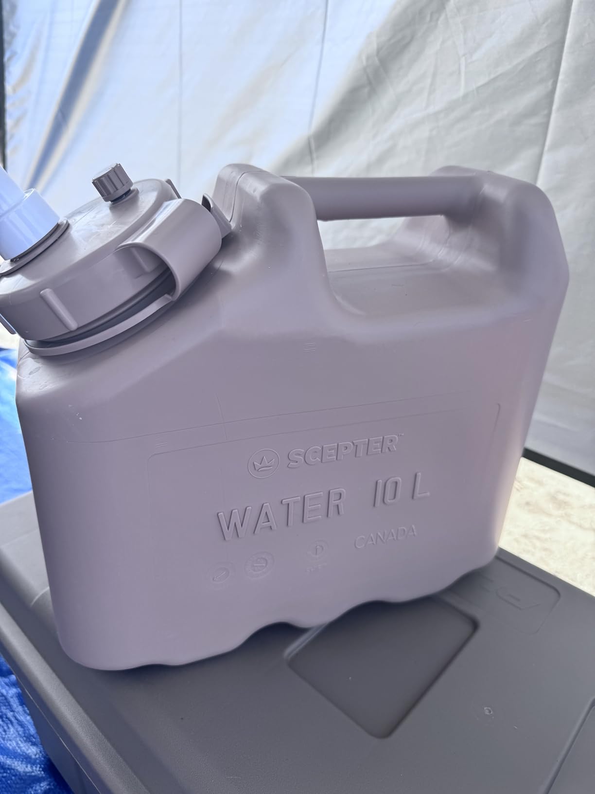 Scepter 2.5 Gallon True Military BPA Free Water Container, Food Grade Water Jug for Camping and Emergency Storage - Customer Photo 3