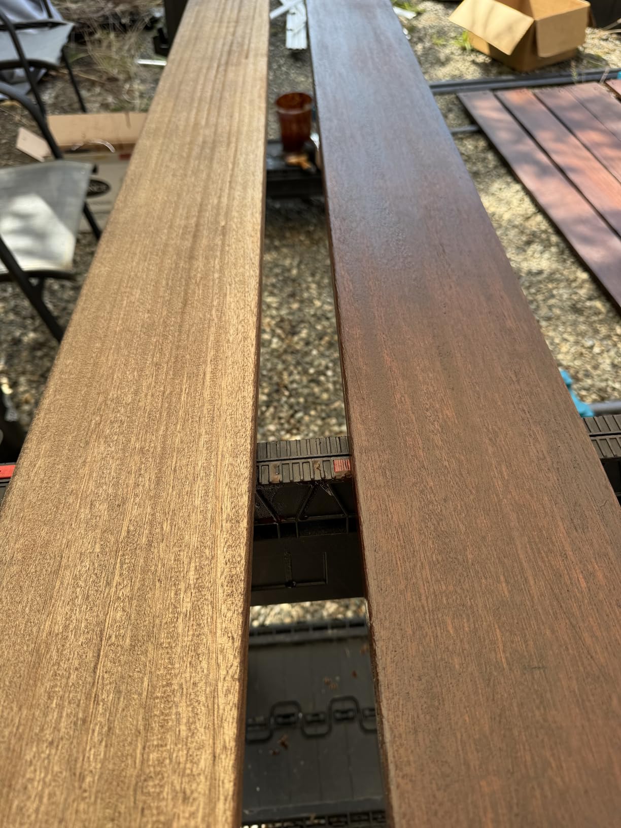 SEAL-ONCE NANO+POLY Penetrating Wood Sealer with Polyurethane - 1 Gallon. Water-based, Low-VOC, waterproofer & stain for decks, fences & log homes. - Customer Photo 2