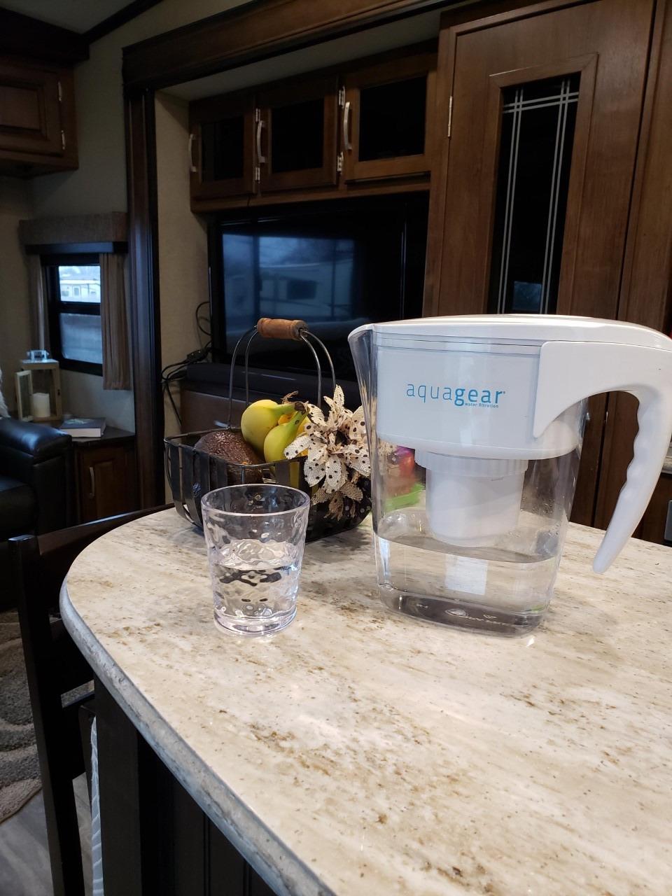 Aquagear Water Filter Pitcher – Lead, Chlorine, PFOA/PFOS, Microplastics Filter, 10 Cup, 120 Gallon Filter Life - Filter Media Made in USA - Customer Photo 2