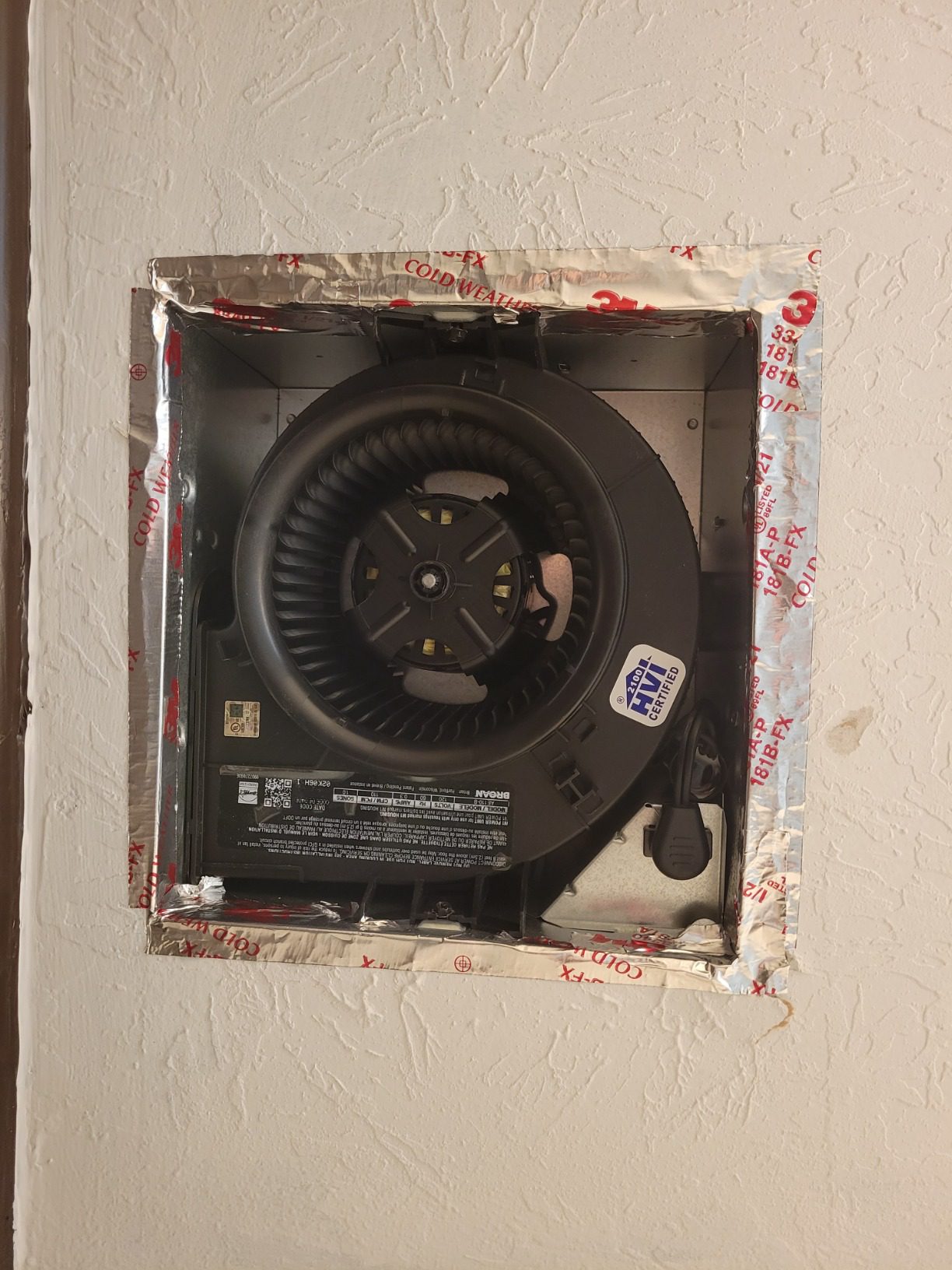 Broan-NuTone Bathroom Exhaust Fan, Easy Install, Powerful 110 CFM, Quiet 1.0 Sones, Energy Star - Customer Photo 2