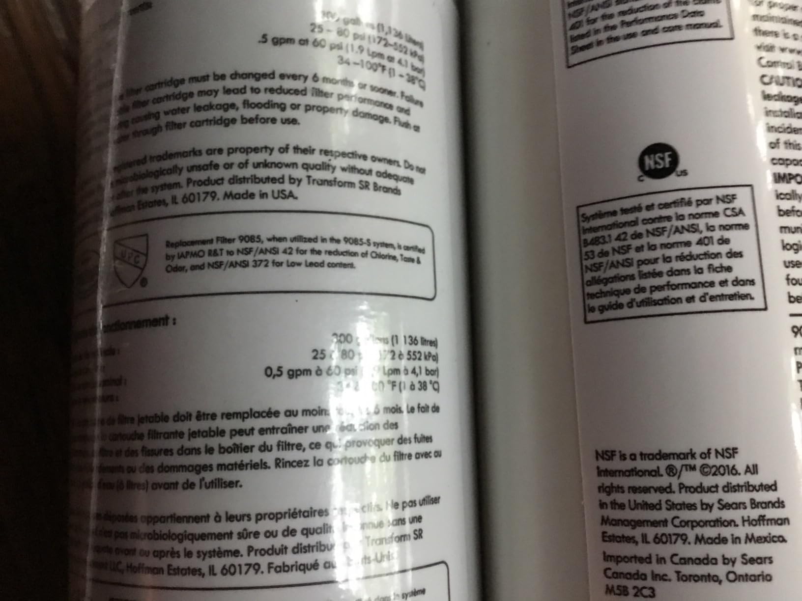 Kenmore CECOMINOD046967 469085 Replacement Refrigerator Water Filter - 9085 , White, 1 Count (Pack of 1) - Customer Photo 2