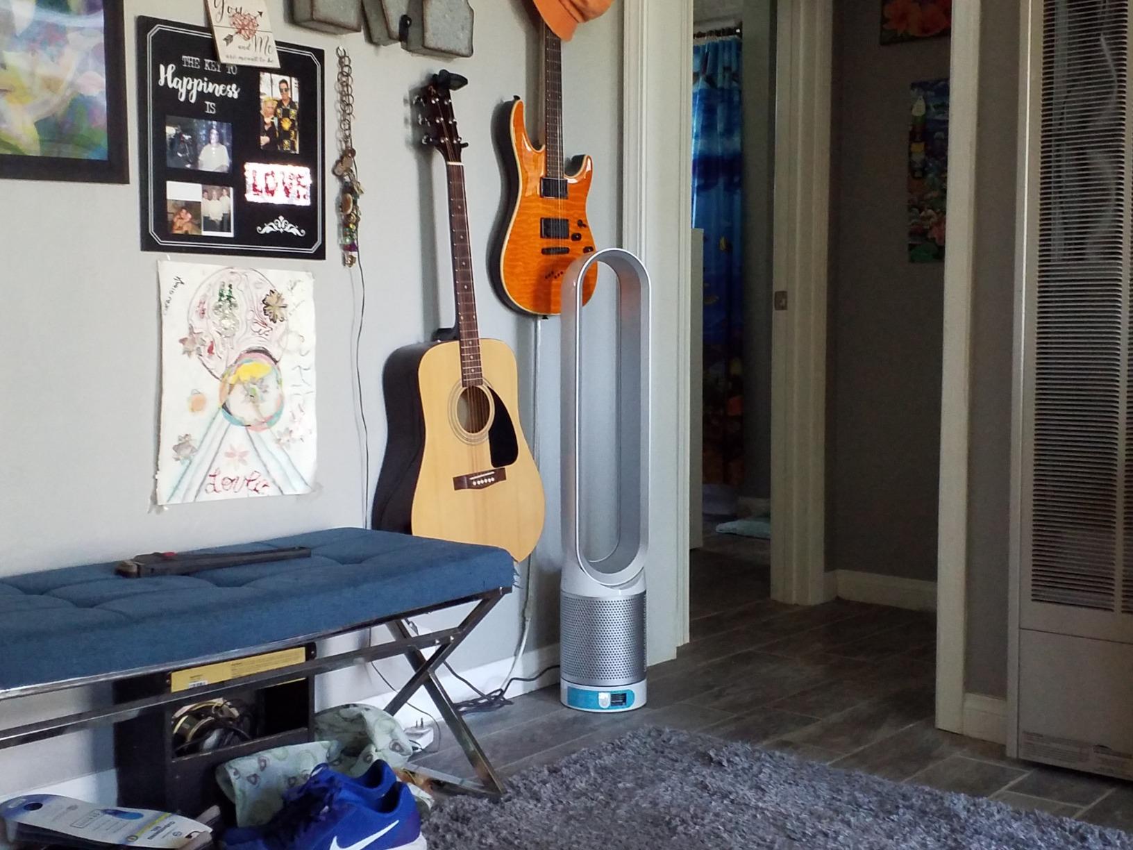 Dyson Pure Cool Link TP02 Wi-Fi Enabled Air Purifier, White/Silver - Customer Photo 2