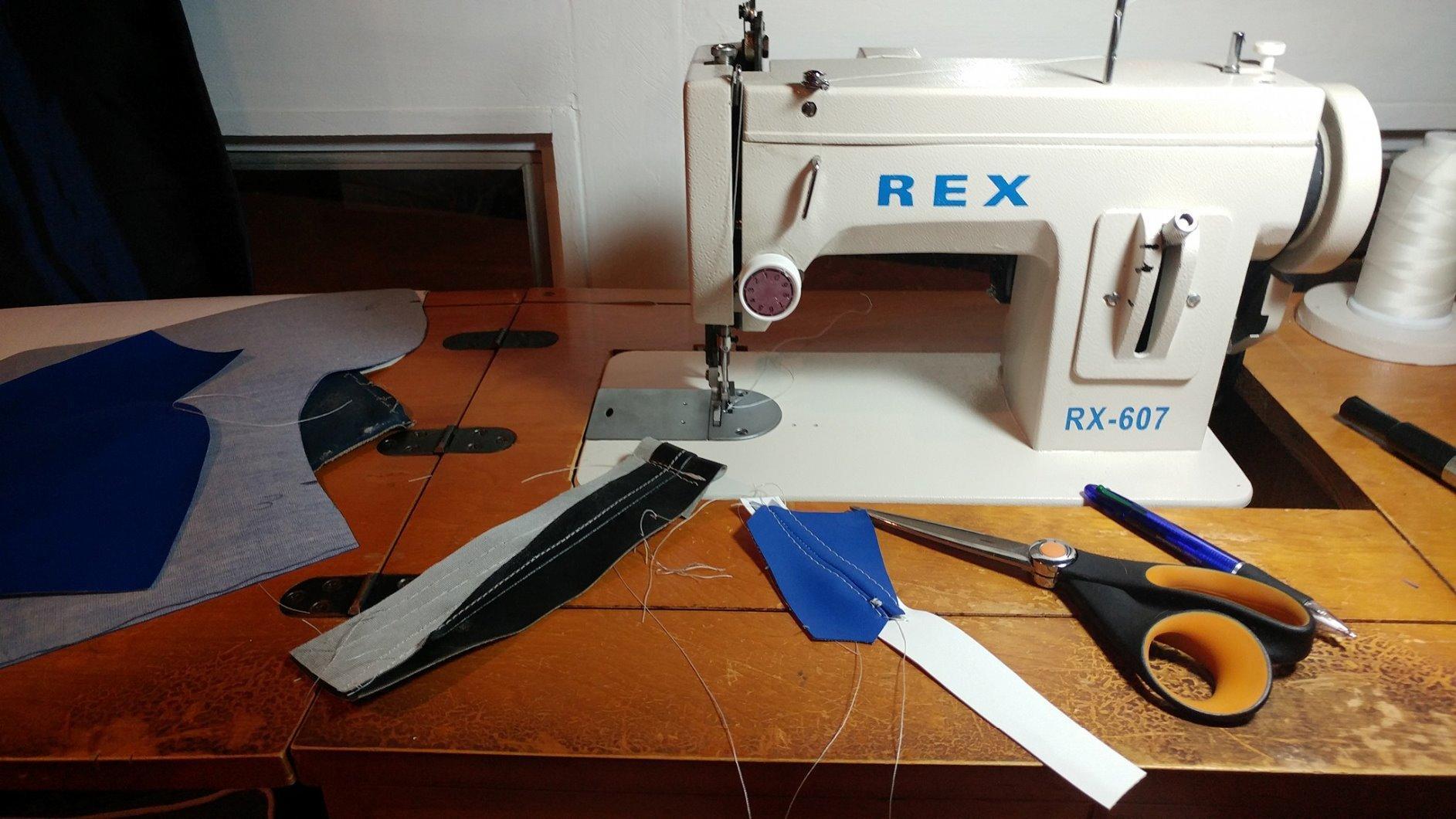 REX Portable Walking-Foot Sewing Machine. New and Tested Before Shipping - Customer Photo 1