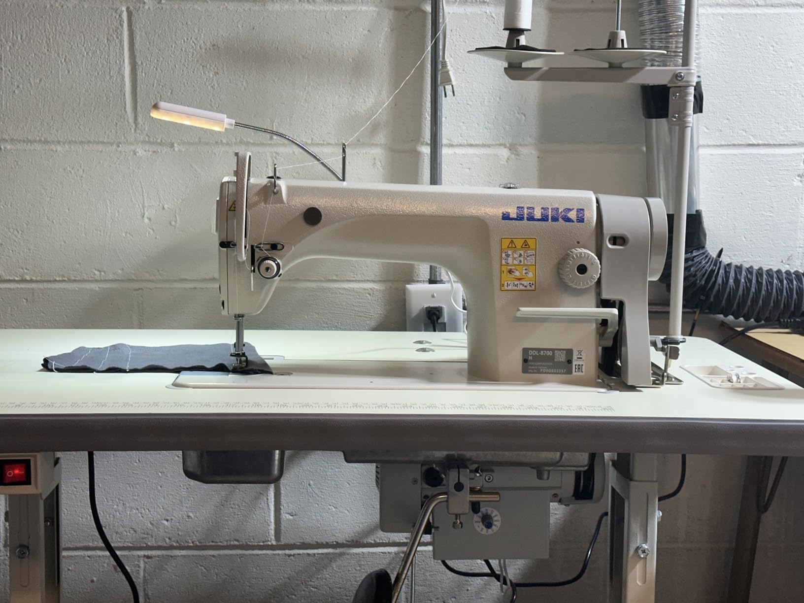Juki DDL-8700-H Industrial Straight Stitch Sewing Machine, K.D table & Servo Motor DIY - Customer Photo 2