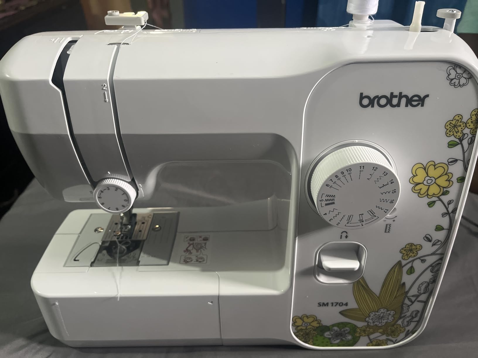 Brother SM1704 17-Stitch Free Arm Sewing Machine - Customer Photo 1