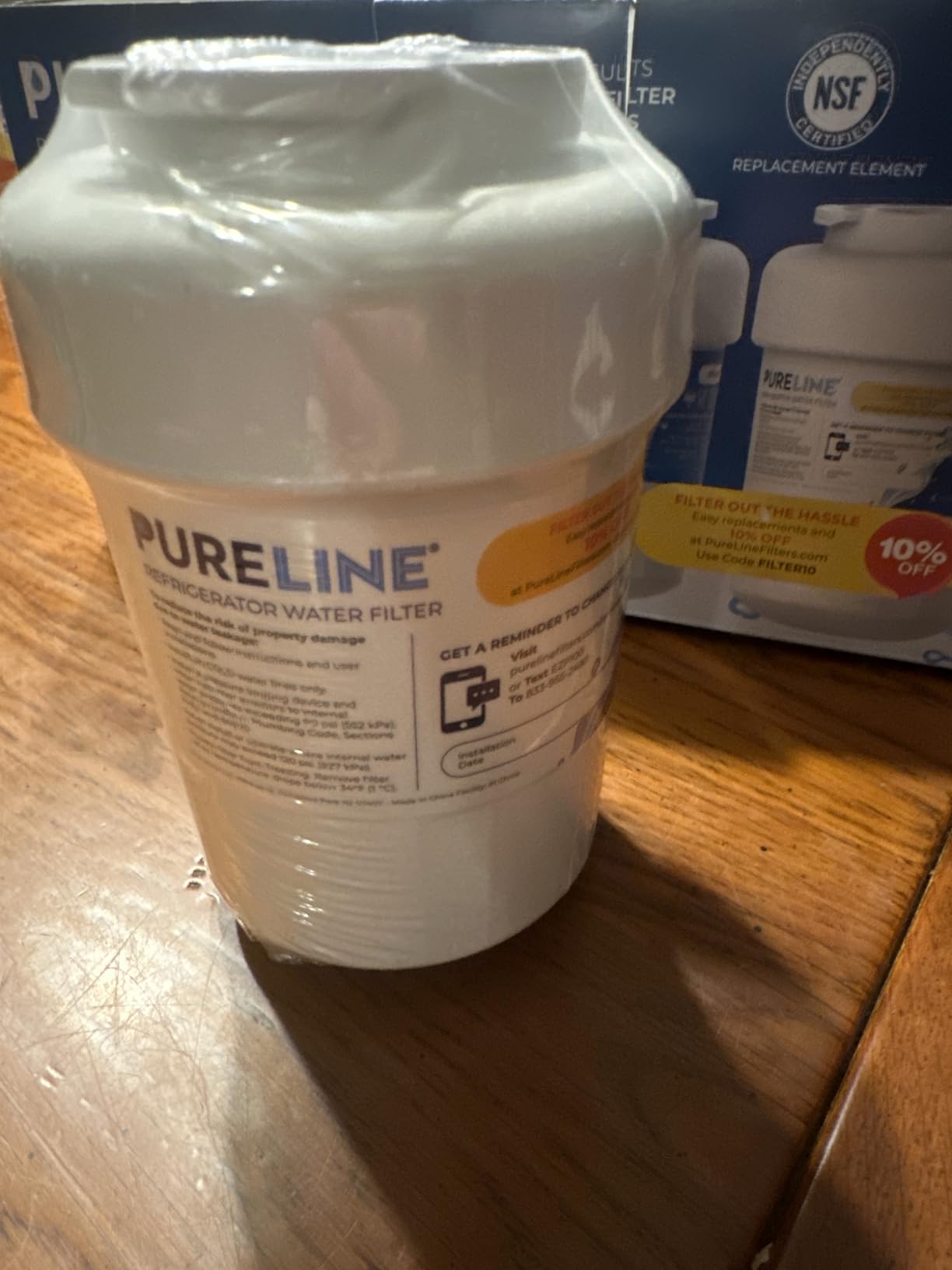 Pureline Replacement for MWF Water Filter, Smartwater MWFP, Kenmore 46-9991, Models MWFP, MWFINT, GWF, GWFA, Refrigerator Water Filter. NSF Certified. (3 Pack) Customer Review Pureline Replacement for MWF Water Filter, Smartwater MWFP, Kenmore 46-9991, Models MWFP, MWFINT, GWF, GWFA, Refrigerator Water Filter. NSF Certified. (3 Pack) - Customer Photo 2