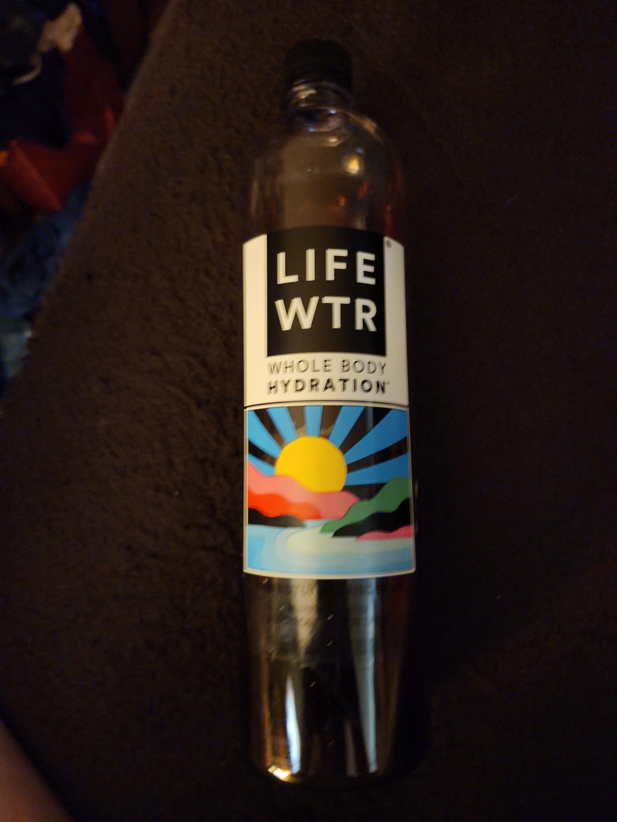 LIFEWTR Premium Purified Water, pH Balanced with Electrolytes, 100% recycled plastic bottles, 23.7 Fl Oz Flip Cap Bottles, 700 mL (Pack of 12) - Customer Photo 2