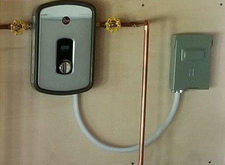 Rheem 240V Heating Chamber RTEX-13 Residential Tankless Water Heater, GRAY - Customer Photo 4