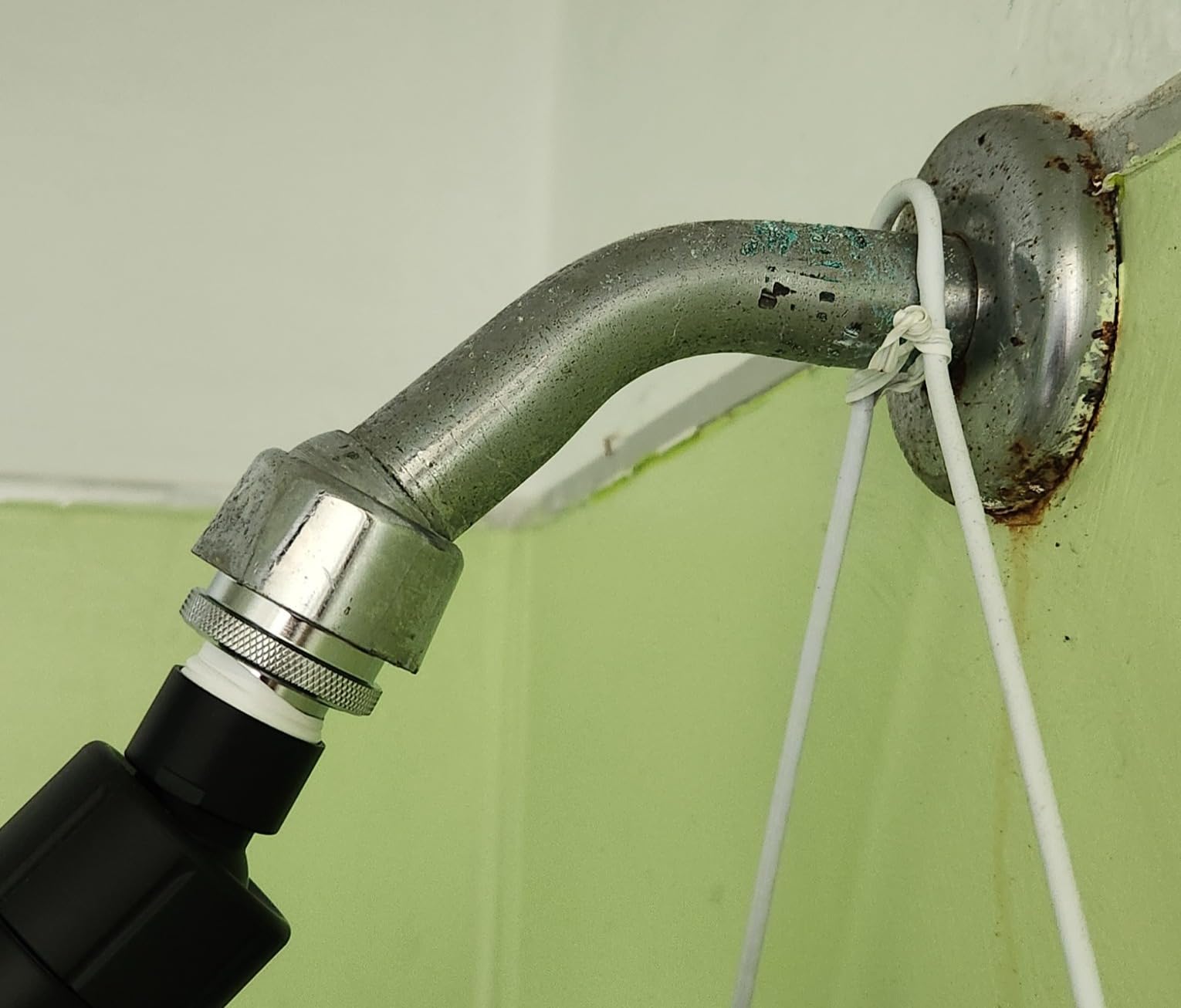 All 3 Ball End Shower Arm Adapter Set Convert to 1/2