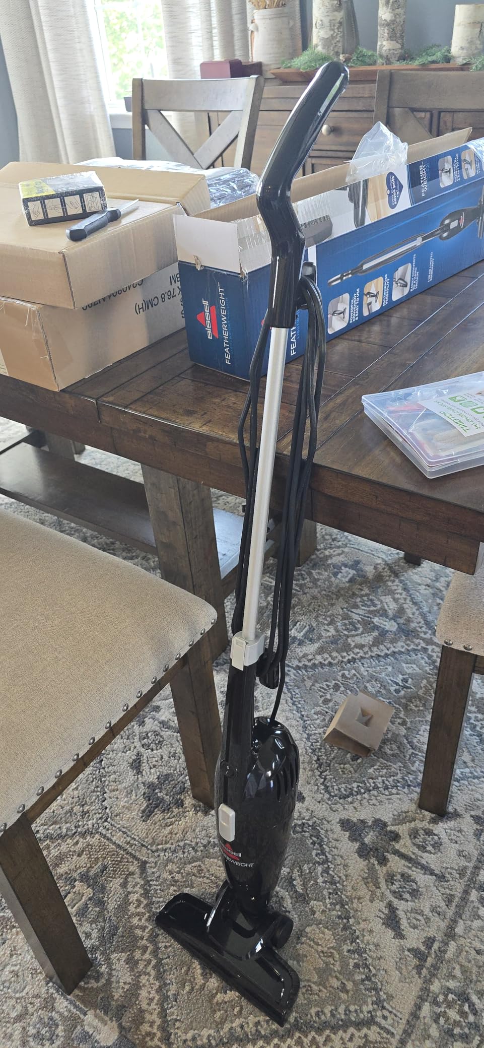 Bissell Featherweight Stick Lightweight Bagless Vacuum with Crevice Tool, 2033, One Size Fits All, Blue - Customer Photo 1