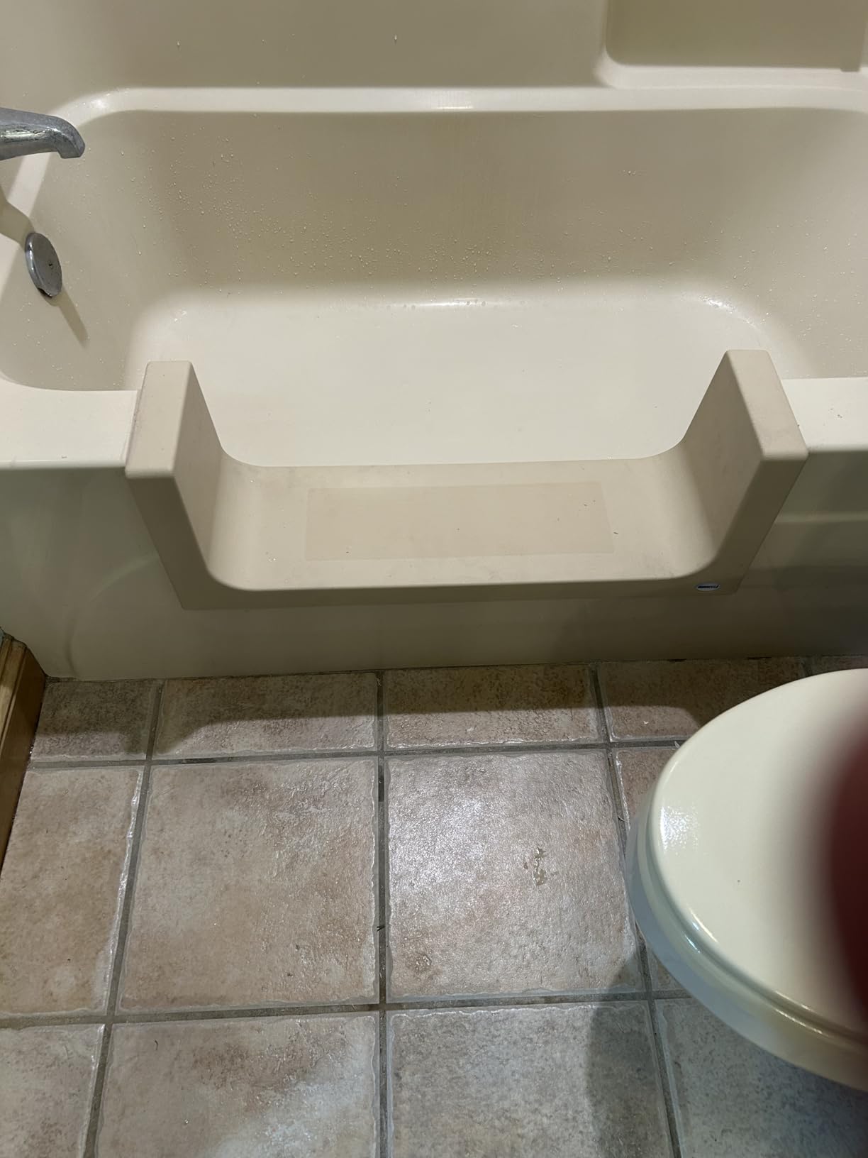 CleanCut Step Bathtub Accessibility Kit - Convert Existing Tub to Step-In Shower (Beige, Size Large) - Customer Photo 2
