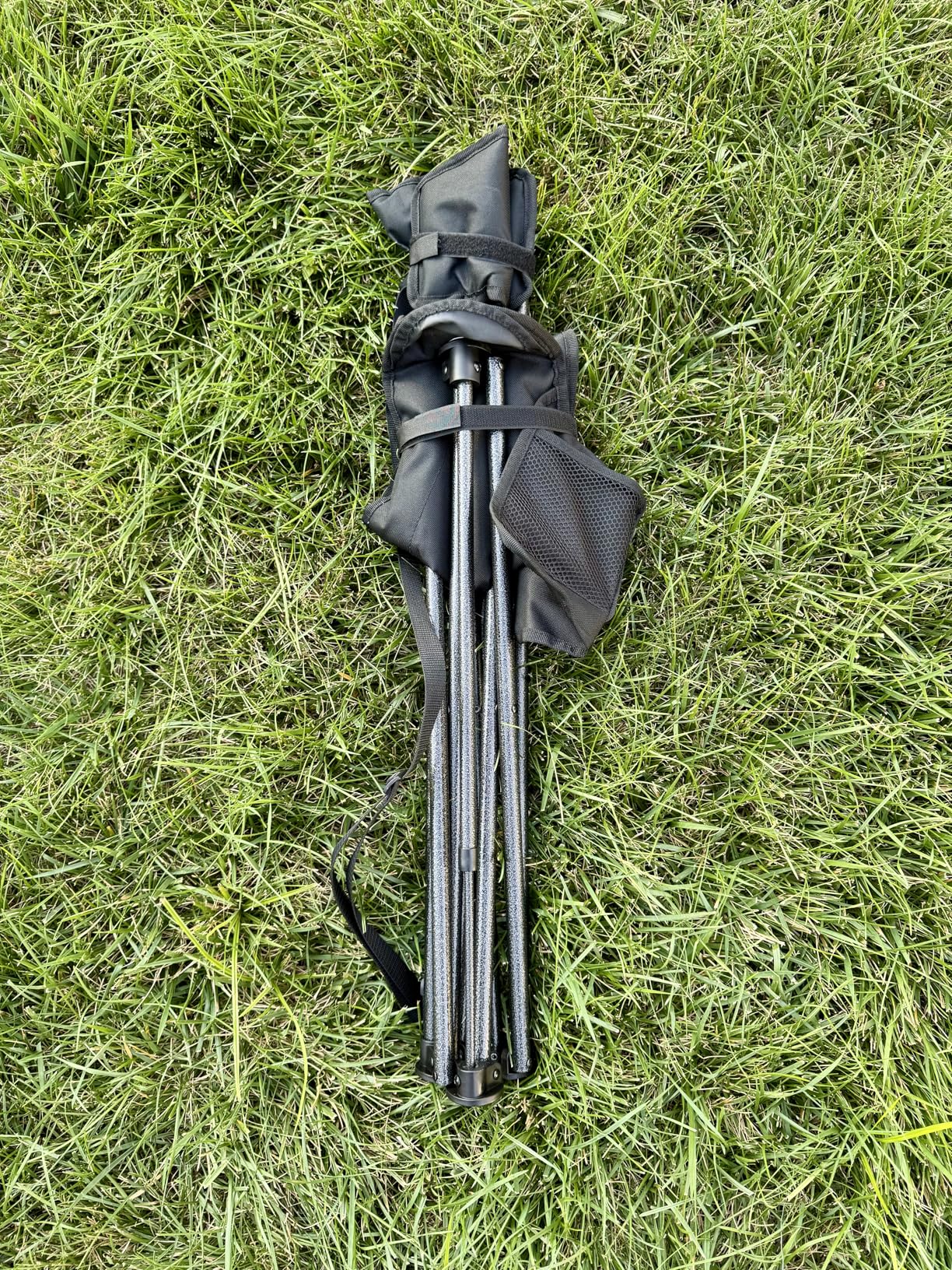 PORTAL Extra Large Quick Folding Tripod Stool with Backrest Fishing Camping Chair with Carry Strap - Customer Photo 2