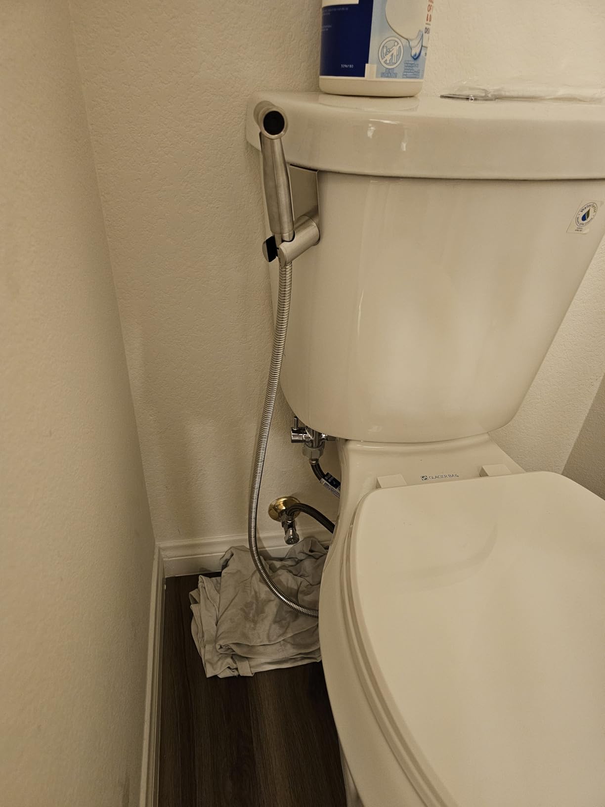 Purrfectzone Bidet Sprayer for Toilet, Handheld Sprayer Kit, Cloth Diaper Sprayer Set - Easy to Install - Stainless Steel - Customer Photo 2