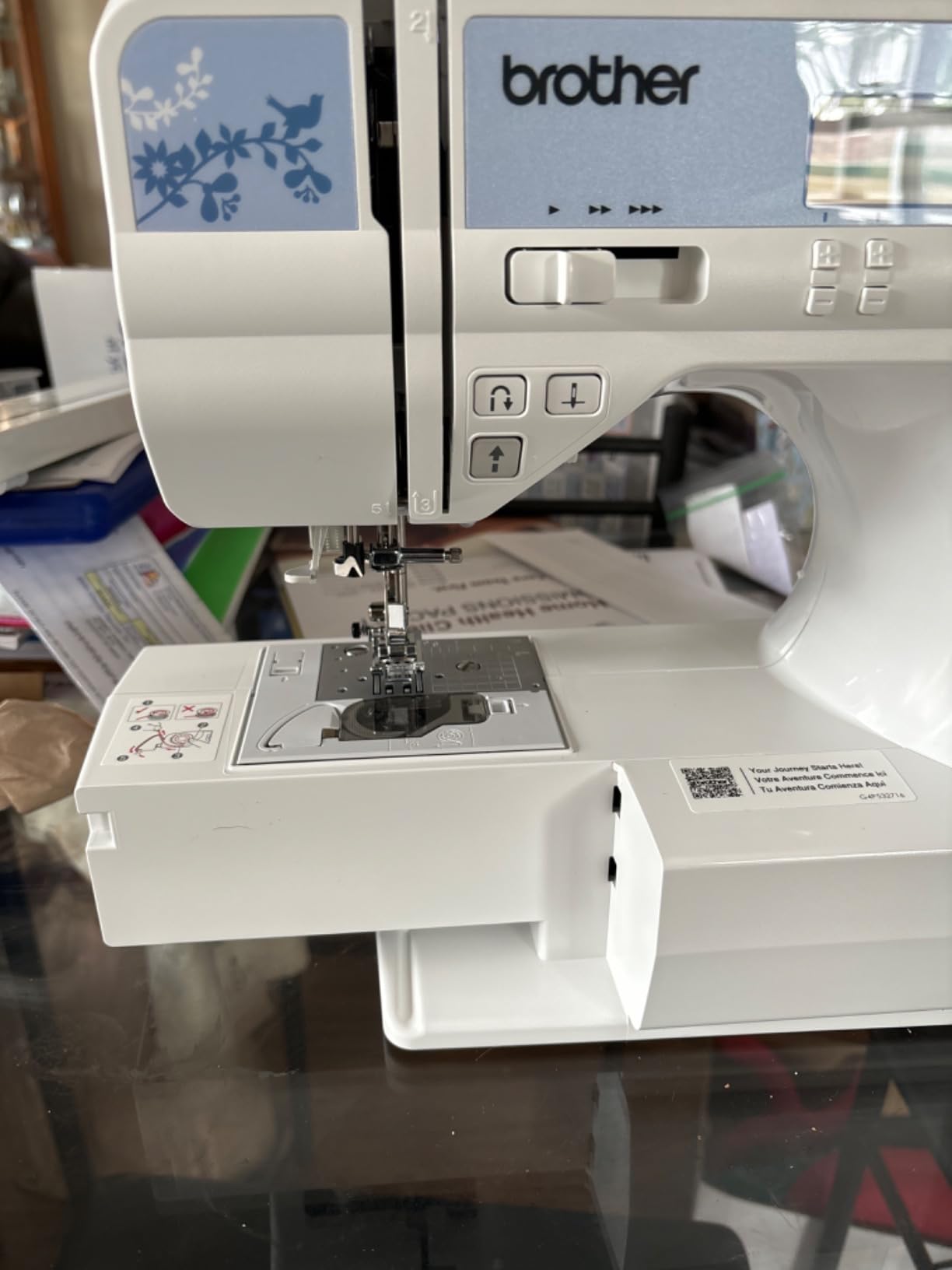Brother CS7205 Computerized Machine, 150 Built Stitches, 1 Font, Wide Table, 11 Sewing Feet - Customer Photo 4