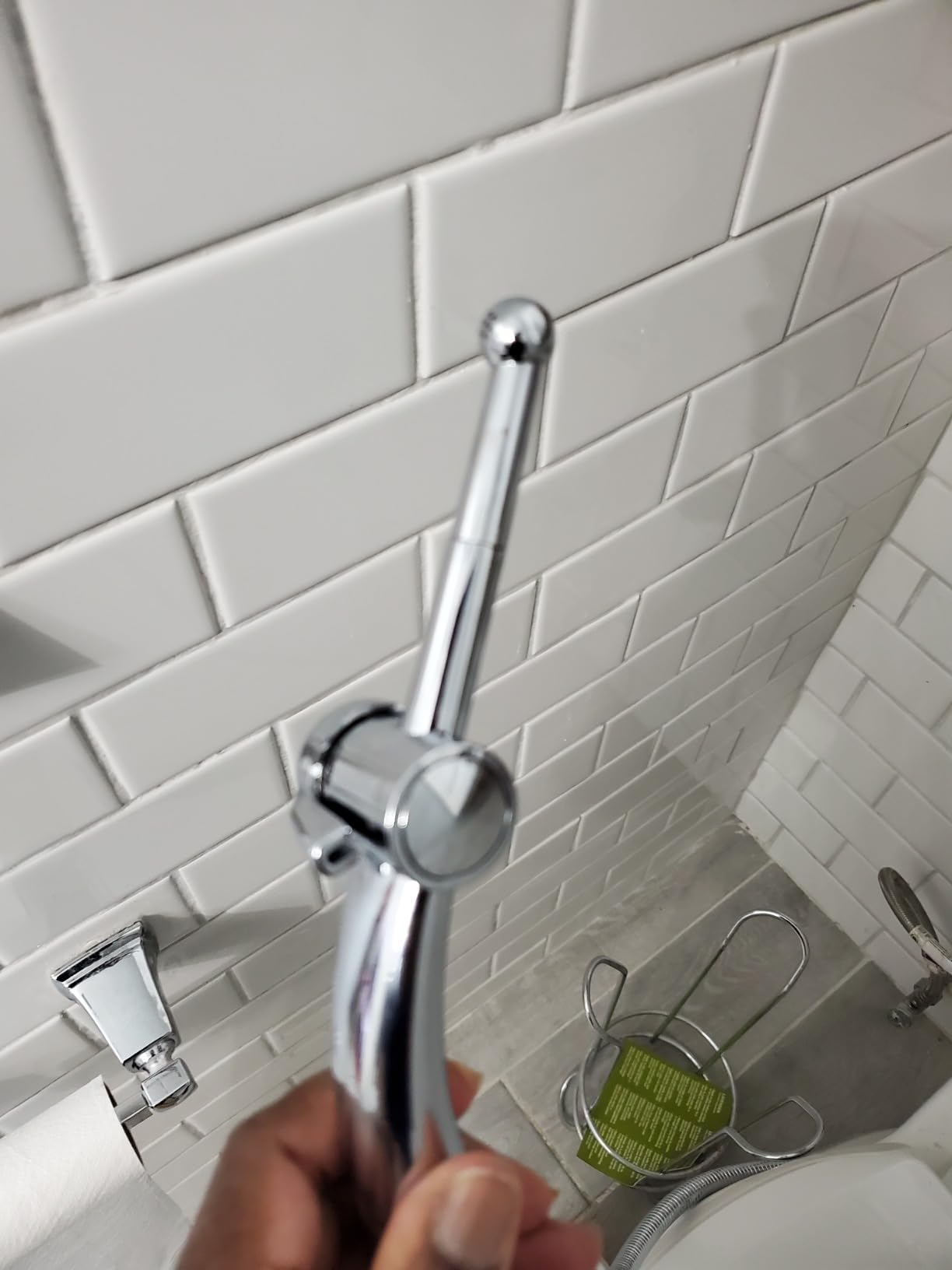 Brondell Hand Held Bidet Sprayer for Toilet: Brondell CleanSpa Advanced Bidet Attachment, Precision Pressure Control Jet Spray, Ergonomic Handheld Bidet for Toilet, Toilet Water Sprayer & Hose Set - Customer Photo 1