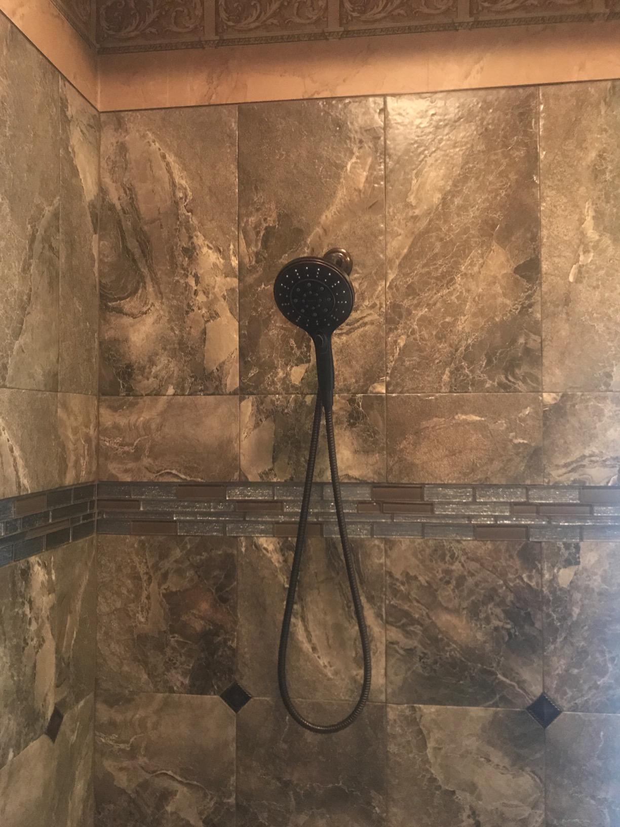 Moen Engage Oil Rubbed Bronze Magnetix Six-Function 5.5-Inch Wide Handheld Shower Head with Magnetic Docking System and Metal Hose, 3662EPORB Customer Review Moen Engage Oil Rubbed Bronze Magnetix Six-Function 5.5-Inch Wide Handheld Shower Head with Magnetic Docking System and Metal Hose, 3662EPORB - Customer Photo 3