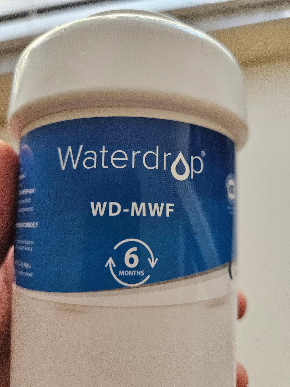 Waterdrop WD-F13 Replacement for GE® MWF®, SmartWater® MWFP, MWFINT, MWFA, GWF, HDX FMG-1, Kenmore® 9991, GSE25GSHECSS, WFC1201 Water Filter, 3 Pack Customer Review Waterdrop WD-F13 Replacement for GE® MWF®, SmartWater® MWFP, MWFINT, MWFA, GWF, HDX FMG-1, Kenmore® 9991, GSE25GSHECSS, WFC1201 Water Filter, 3 Pack - Customer Photo 1