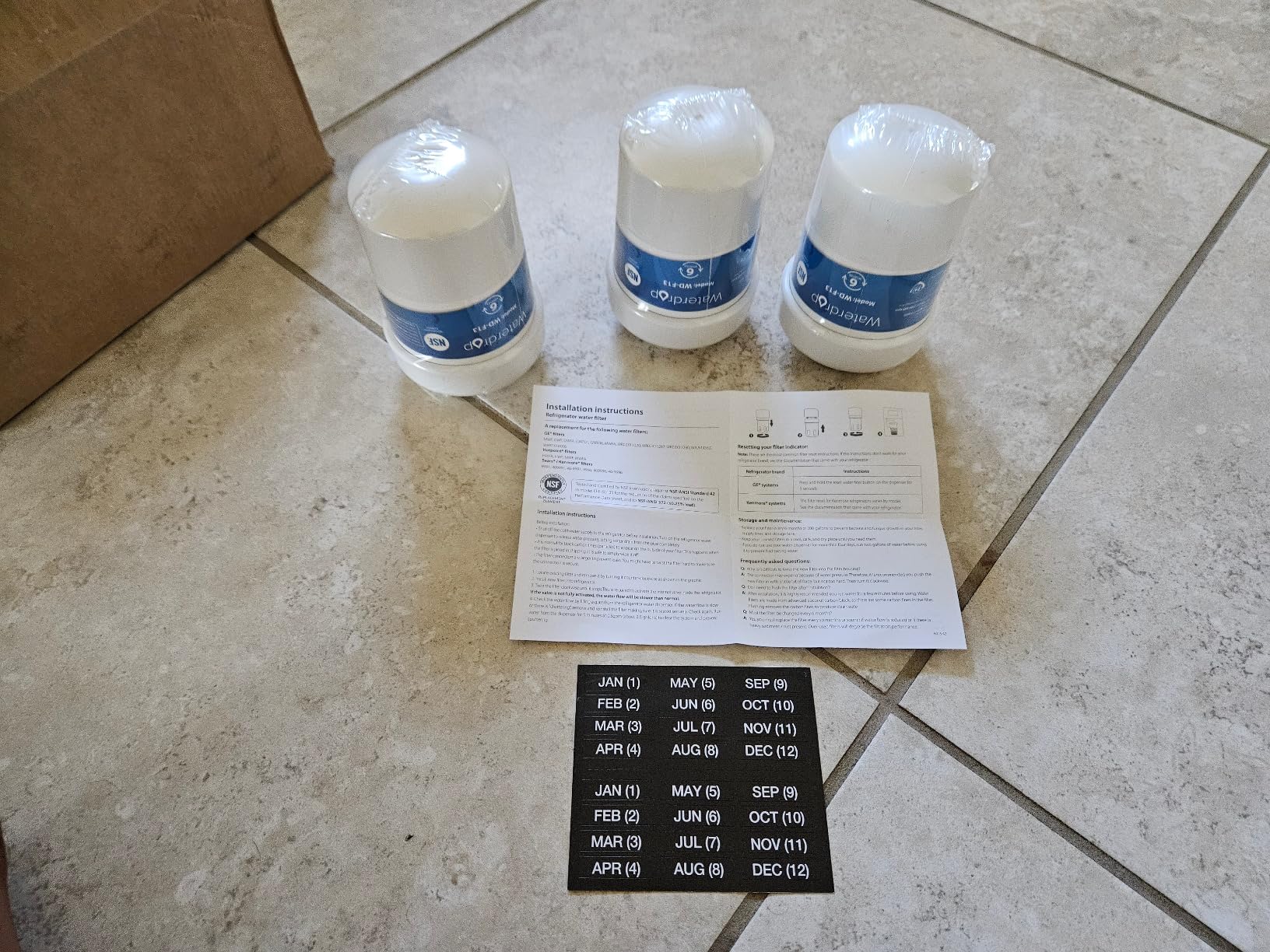 Waterdrop WD-F13 Replacement for GE® MWF®, SmartWater® MWFP, MWFINT, MWFA, GWF, HDX FMG-1, Kenmore® 9991, GSE25GSHECSS, WFC1201 Water Filter, 3 Pack Customer Review Waterdrop WD-F13 Replacement for GE® MWF®, SmartWater® MWFP, MWFINT, MWFA, GWF, HDX FMG-1, Kenmore® 9991, GSE25GSHECSS, WFC1201 Water Filter, 3 Pack - Customer Photo 2