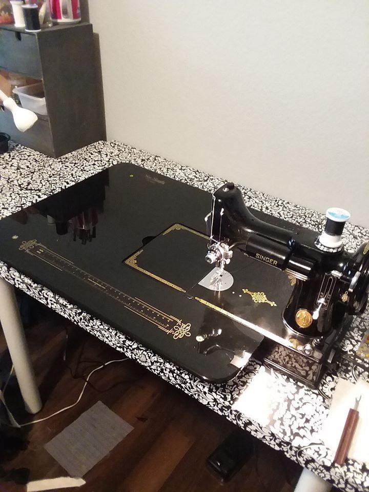 Sew Steady Classic Featherweight Extension Table, Black - Customer Photo 1