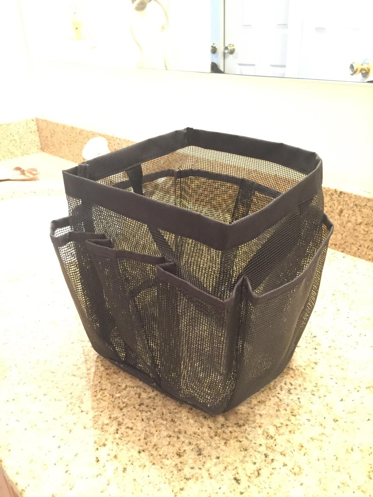 Attmu Mesh Shower Caddy Portable for College Dorm Room Essentials with 8 Pockets, Hanging Shower Caddy Dorm Basket, Quick Dry Shower Bag for Bathroom - Customer Photo 4