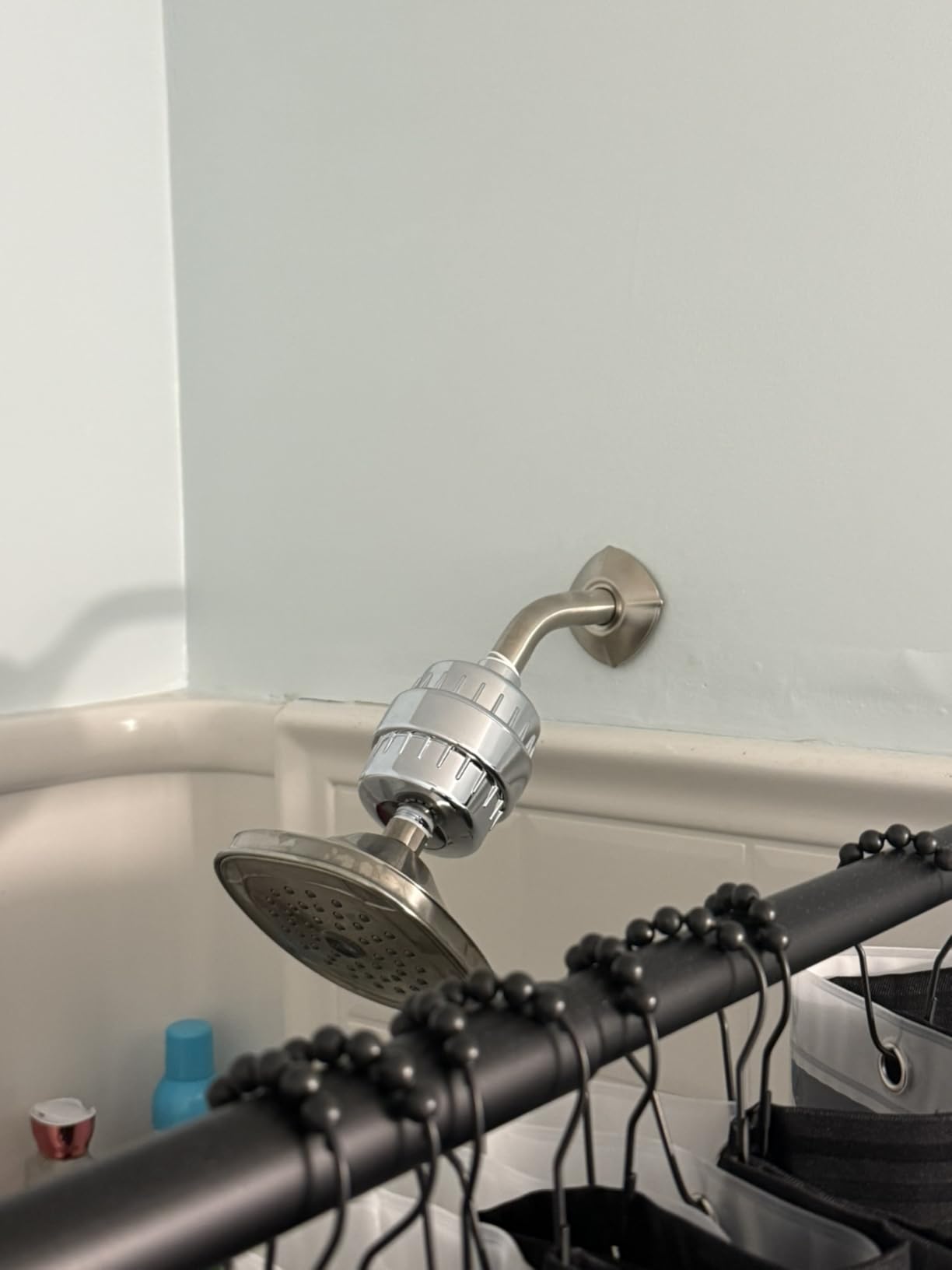 Aqua Earth Shower Filter For Hard Water Removes Chlorine Fluoride Harmful Substances Organics Other Sediments Shower Head Filter High Output Vitamin C For Hair and Nails - Customer Photo 1