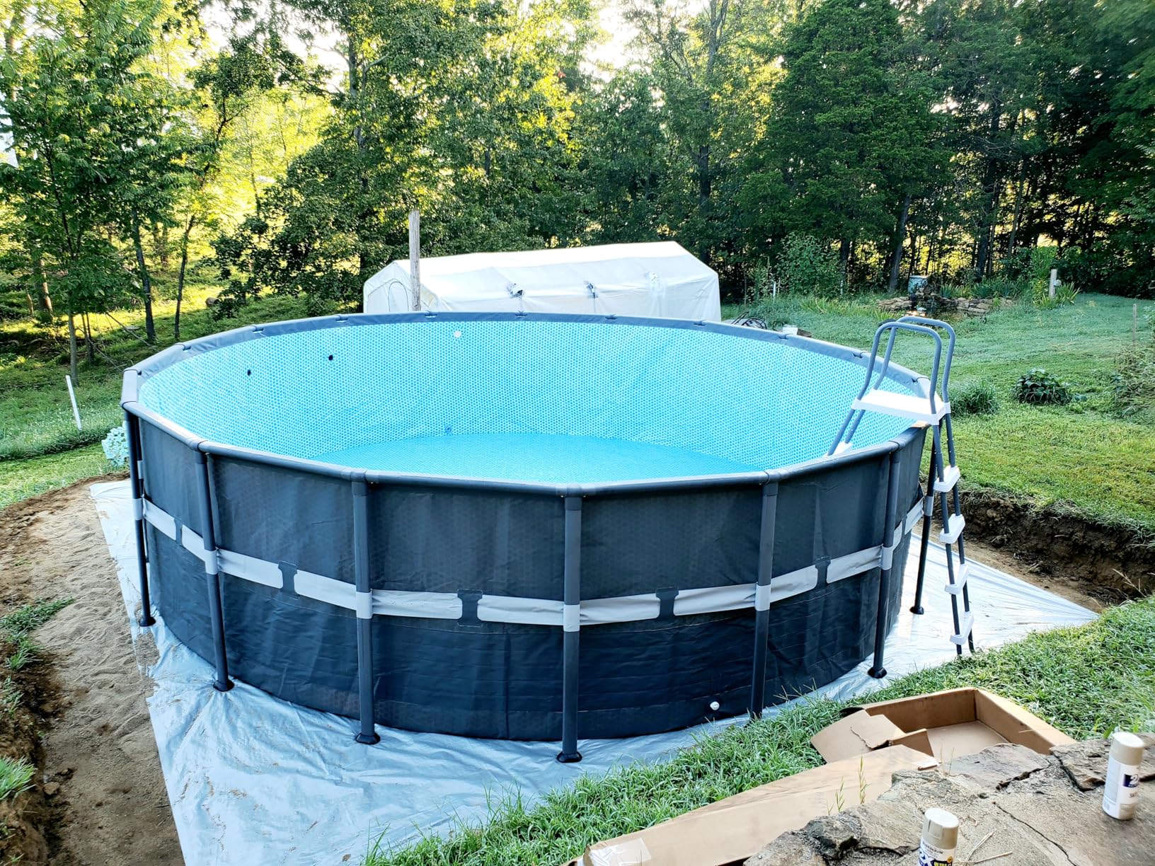 INTEX Above Ground Swimming Pool Set, Ultra XTR 26ft x 52in with Sand Filter Pump - Round Frame - Heavy-Duty Outdoor Pool for Home, Backyard, and Patio - Customer Photo 2