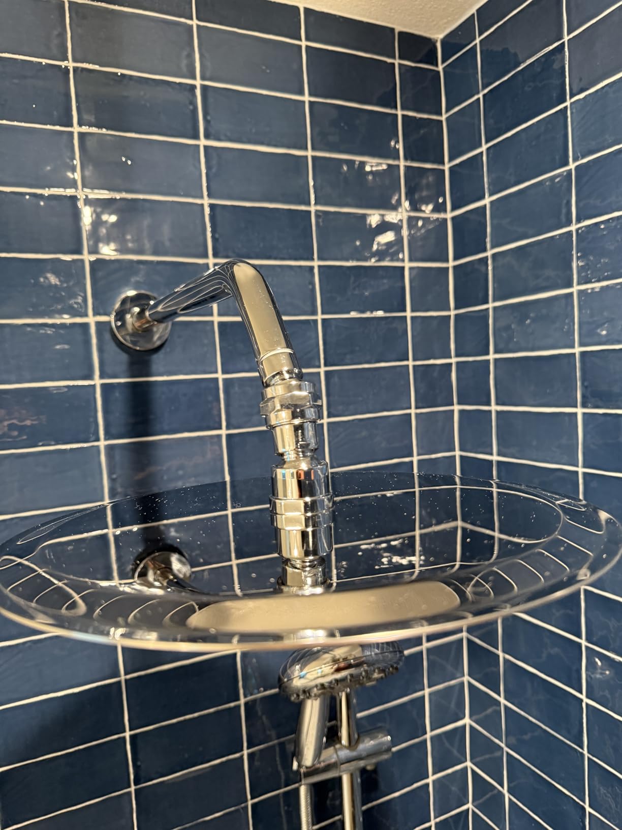 KES Shower Connector Ball Joint Shower Head Swivel Ball Adapter Brass Adjustable Arm Extension Universal Component Polish Chrome, PSB101-CH - Customer Photo 2