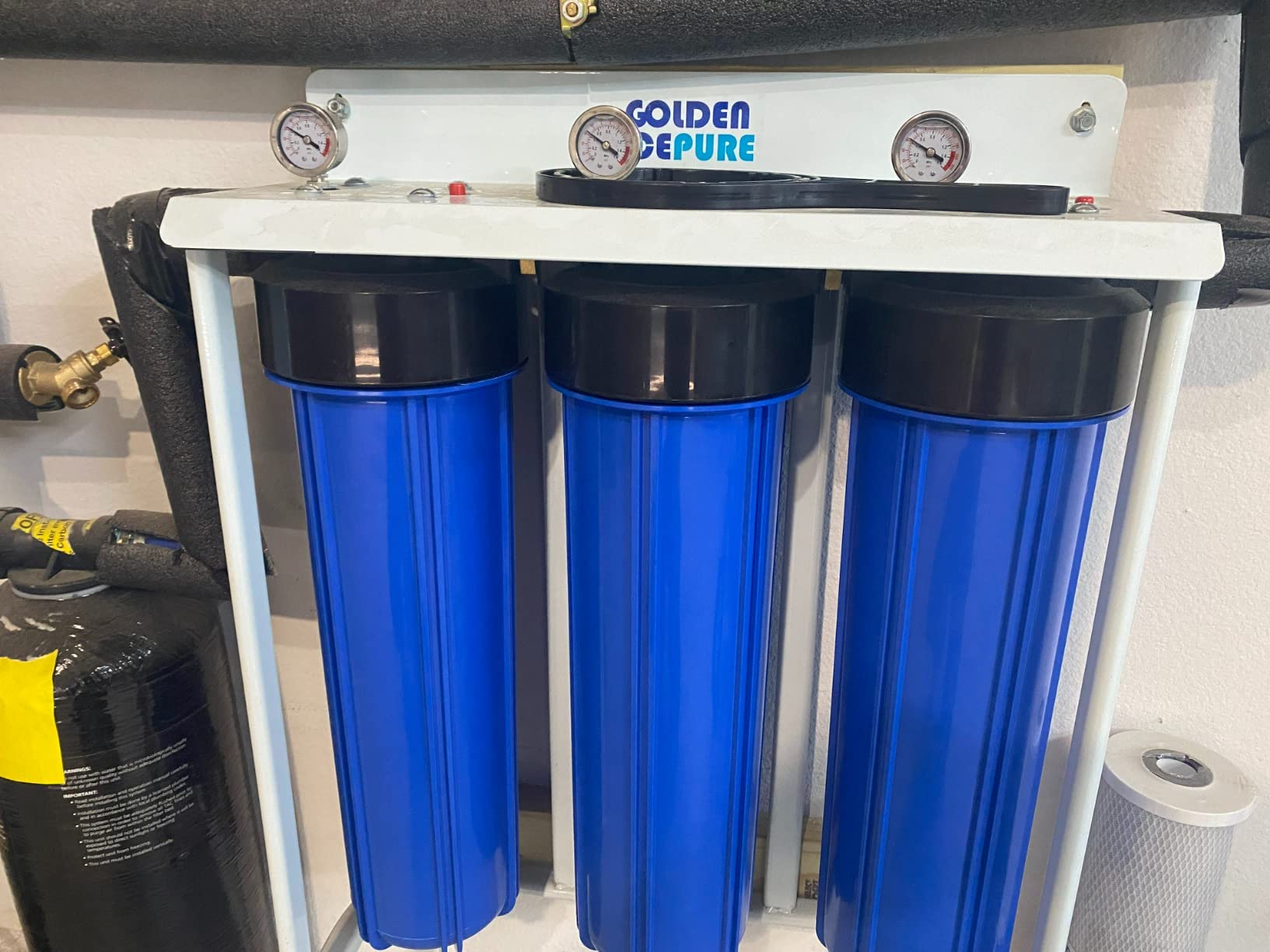 AO Smith Whole House Salt Free Descaler System - Works with City & Well Water Filters - 6yr, 600,000 Gl - Water Softener Alternative for Home - AO-WH-DSCLR - Customer Photo 2