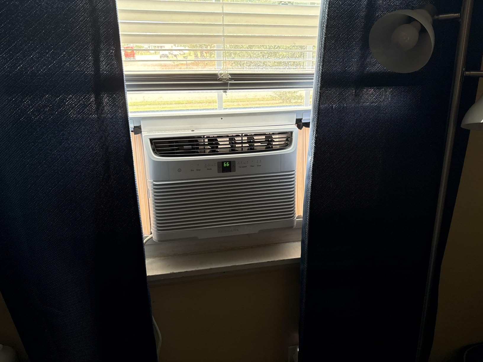 Frigidaire 5,000 BTU Window-Mounted Air Conditioner, Cools Up to 150 Sq. Ft., Quiet Operation, Effortless Temperature Control, 2 Fan Speeds, Auto Restart, White Customer Review Frigidaire 5,000 BTU Window-Mounted Air Conditioner, Cools Up to 150 Sq. Ft., Quiet Operation, Effortless Temperature Control, 2 Fan Speeds, Auto Restart, White - Customer Photo 2