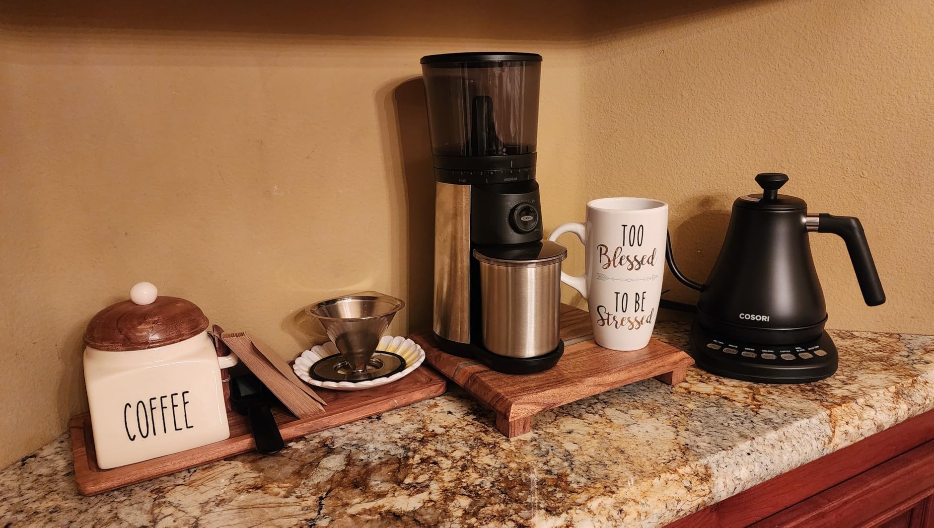 COSORI Electric Gooseneck Kettle with 5 Temperature Control Presets, Pour Over Kettle for Coffee & Tea, Hot Water Boiler, 100% Stainless Steel Inner Lid & Bottom, 1200W/0.8L - Customer Photo 1