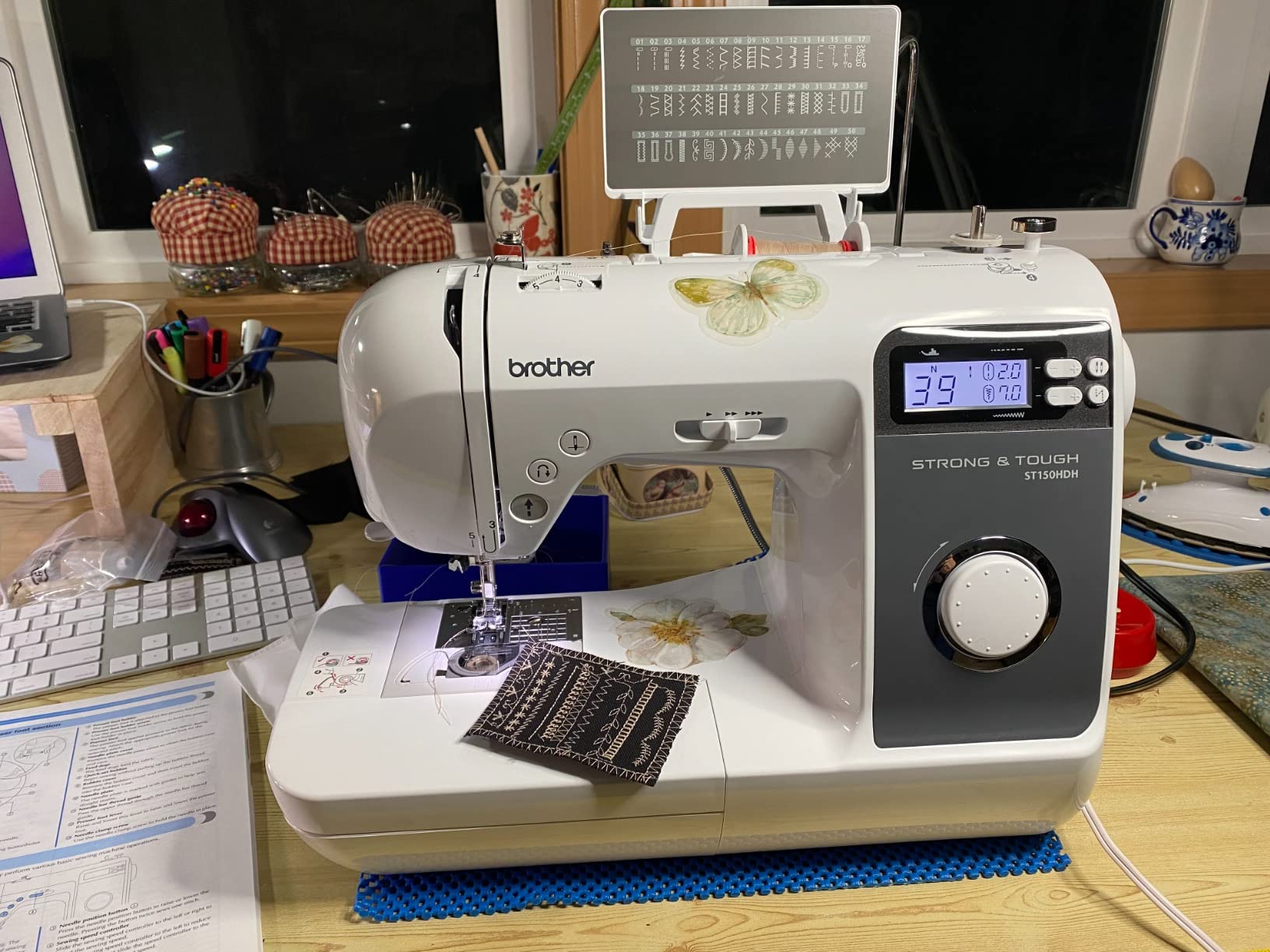 Brother ST150HDH Sewing Machine, Strong & Tough, 50 Built-in Stitches, LCD Display, 9 Included Feet customer photo 2