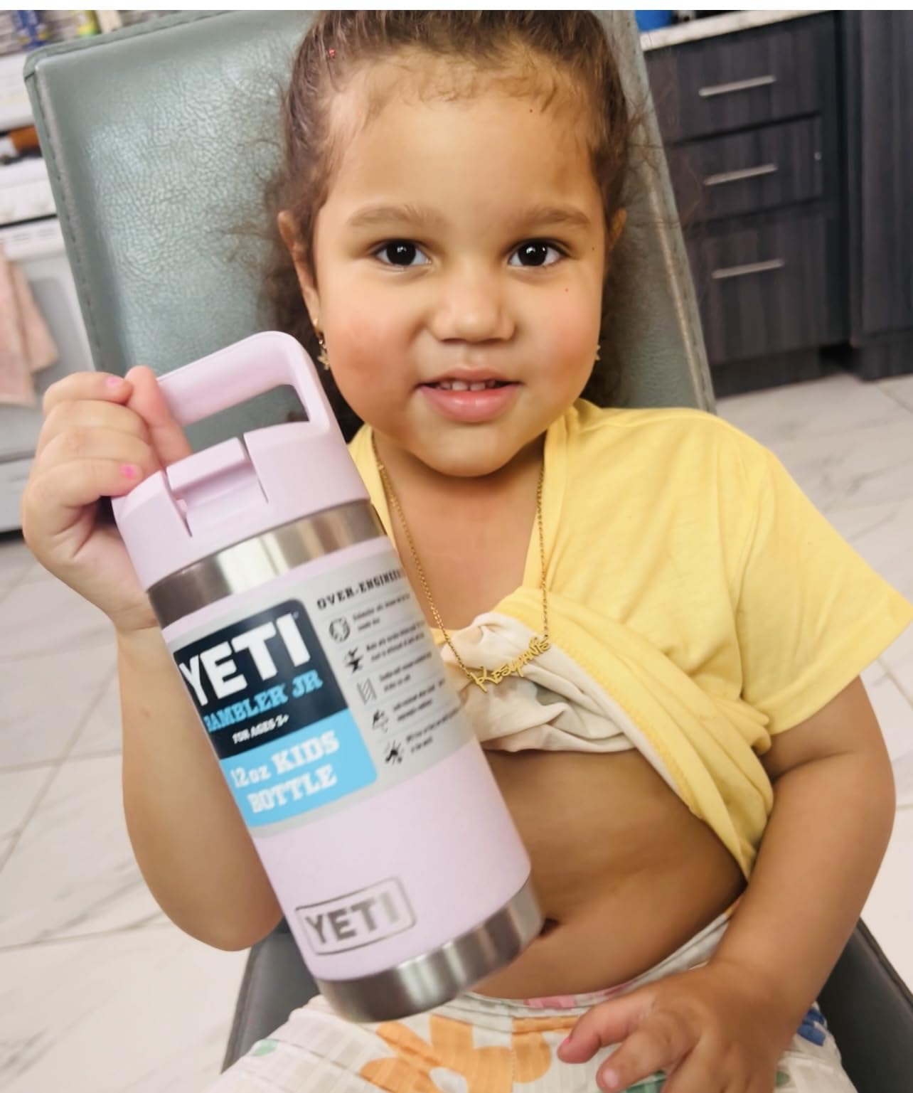 YETI Rambler Jr. 12 oz Kids Bottle, with Straw Cap - Customer Photo 2