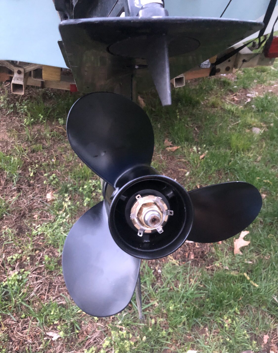 13 1/4x17 Pitch 48-77344A45 OEM Upgrade Aluminium Boat Propeller fit Mercury Outboard Motos 60 75 90 100 115 Hp,15 Spline Tooth,Hub Kits Included,Rh,13.25 x 17p - Customer Photo 2
