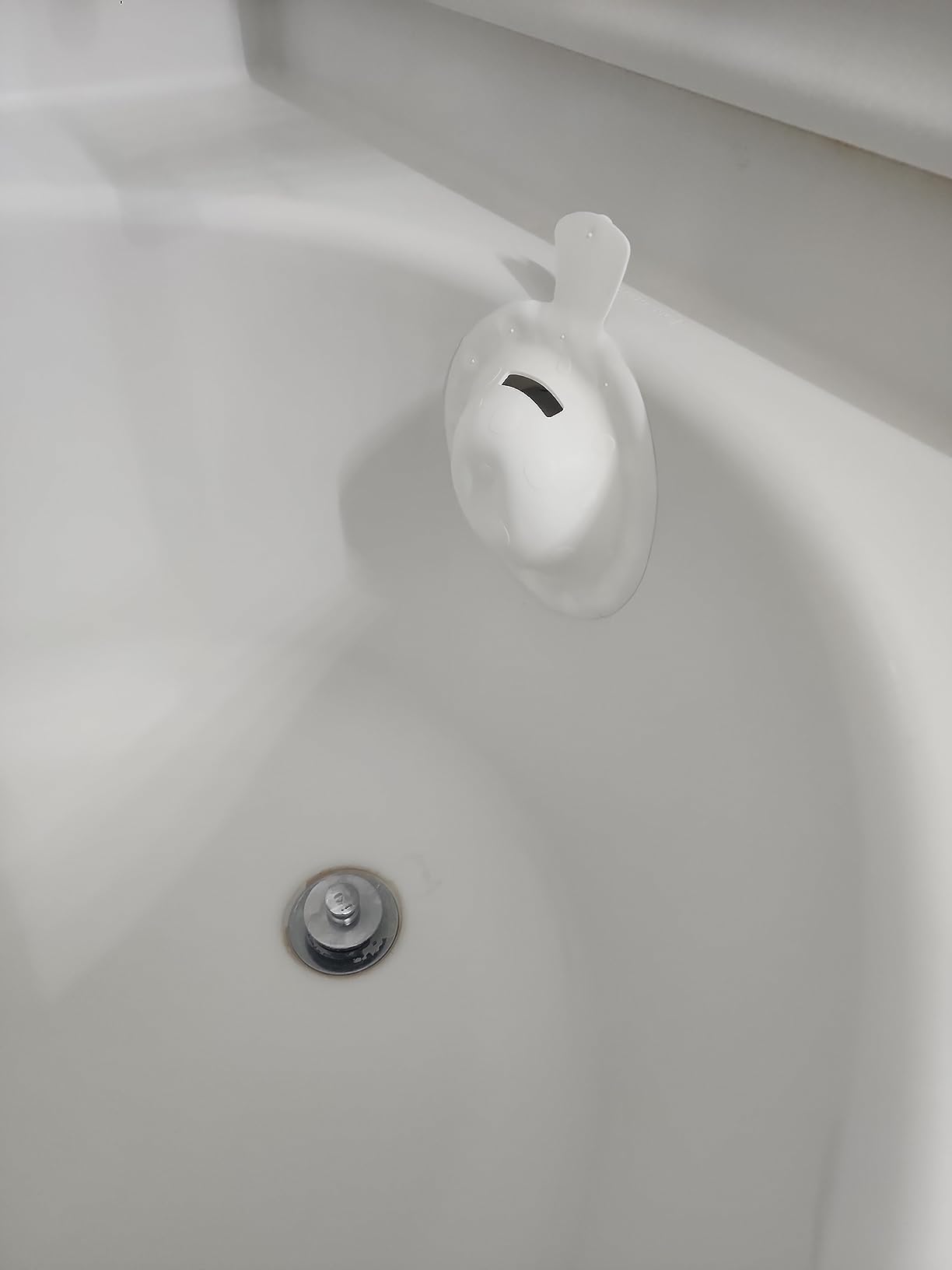 BathShroom Bathtub Overflow Drain Cover - Bath Tub Overflow Cover, Bathroom Spa Accessories, Adds Inches of Water for Deeper & Warmer Bath Customer Review BathShroom Bathtub Overflow Drain Cover - Bath Tub Overflow Cover, Bathroom Spa Accessories, Adds Inches of Water for Deeper & Warmer Bath - Customer Photo 1