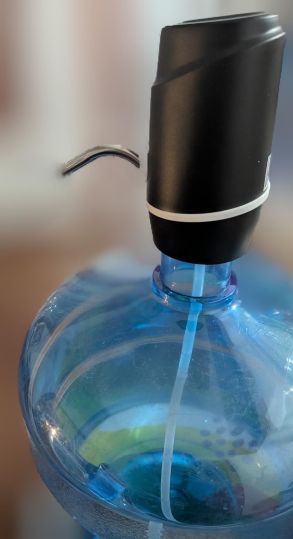 5 Gallon Electric Drinking Portable Water Dispenser, Universal USB Charging Water Bottle Pump For 2-5 Gallon With 2 Silicone - Customer Photo 1