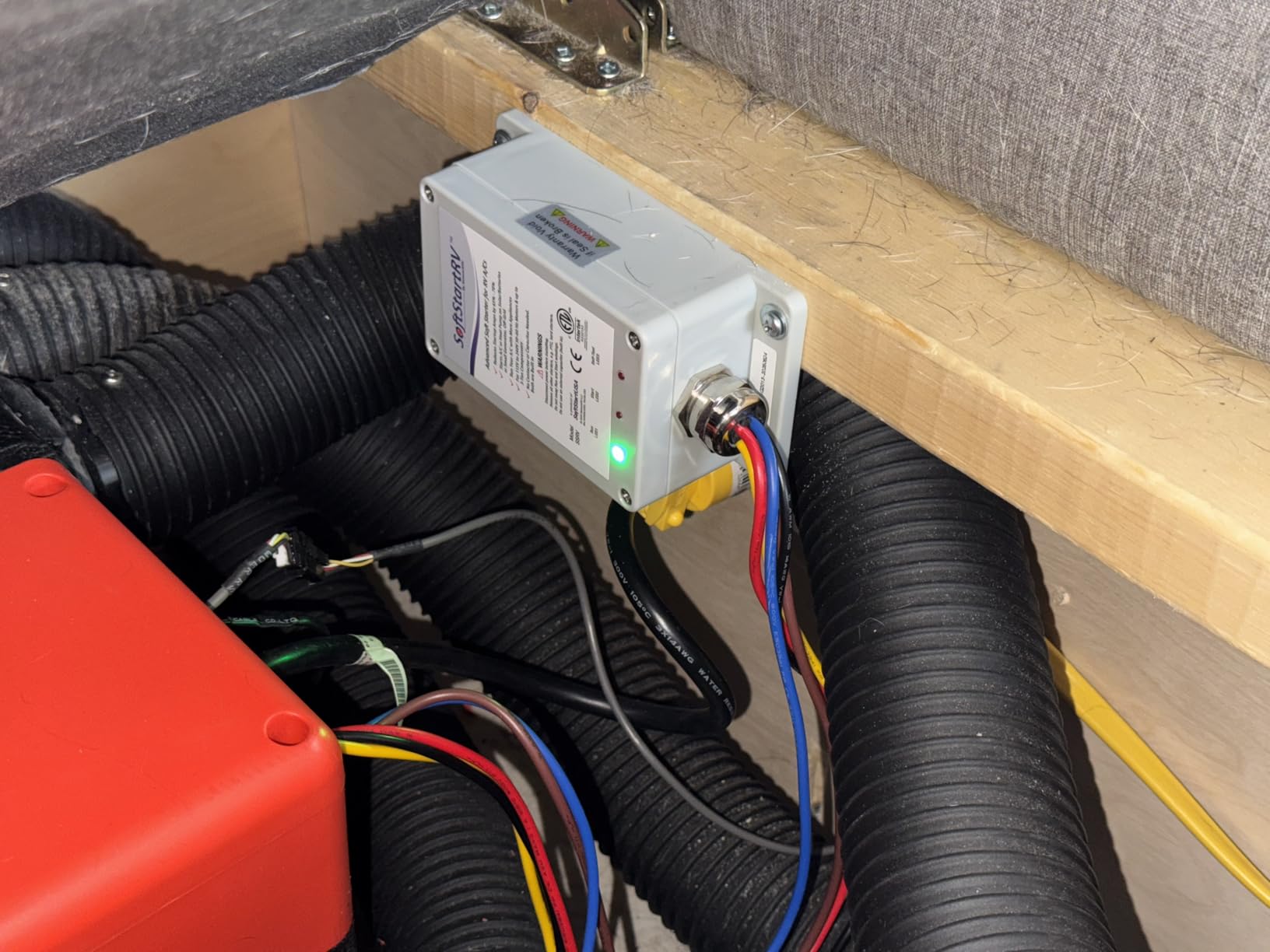 SoftStartRV Soft Start for RV Air Conditioner, RV AC Soft Start Kit for Air Conditioner, Easy Start Even with a Small Generator, 100% Waterproof, Trailer Camper, Motorhome HVAC -NetworkRV Customer Review SoftStartRV Soft Start for RV Air Conditioner, RV AC Soft Start Kit for Air Conditioner, Easy Start Even with a Small Generator, 100% Waterproof, Trailer Camper, Motorhome HVAC -NetworkRV - Customer Photo 1