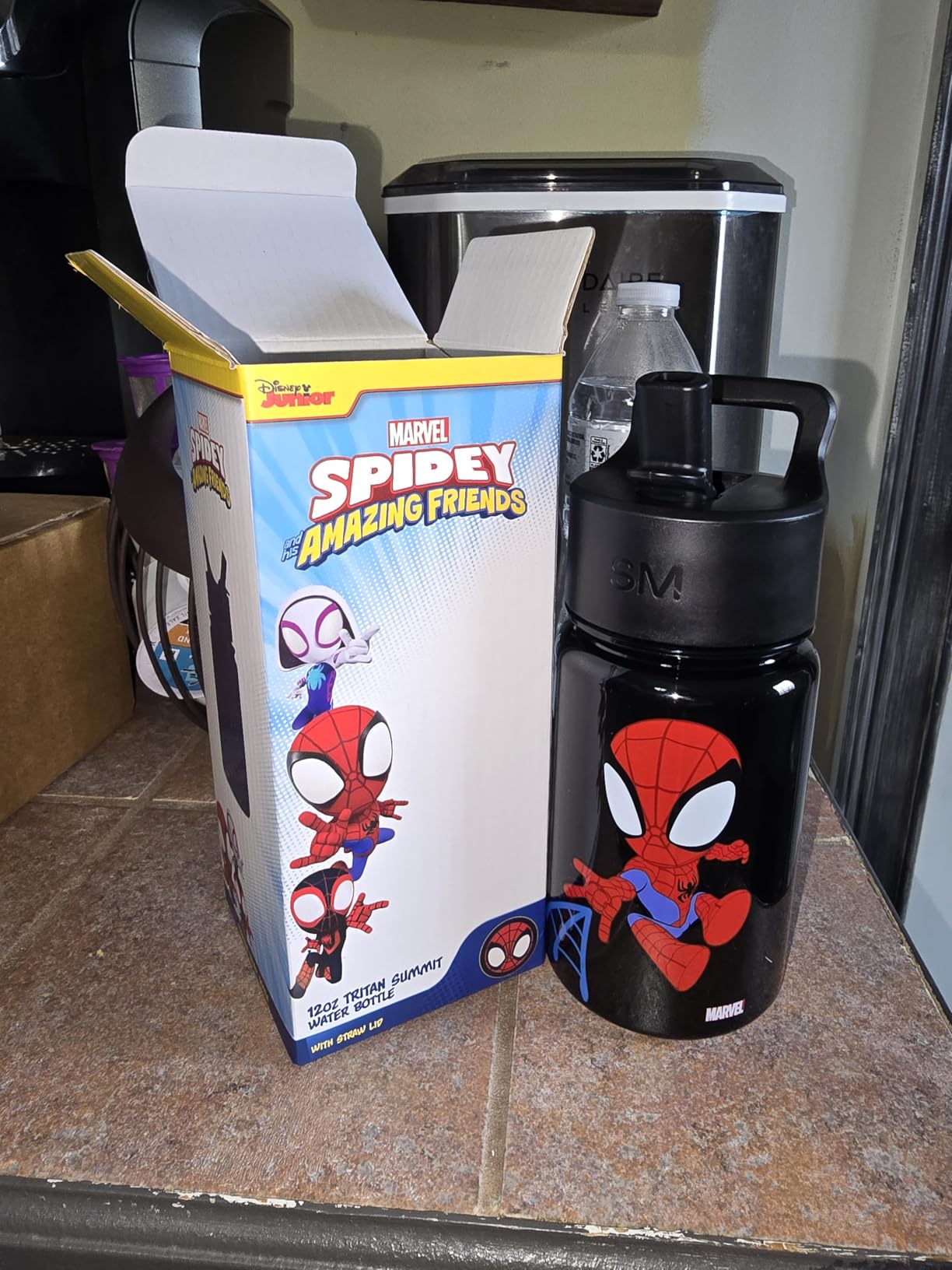 Simple Modern Disney Minnie Mouse Kids Water Bottle Plastic BPA-Free Tritan Cup with Leak Proof Straw Lid | Reusable and Durable for Toddlers, Girls | Summit Collection | 12oz, Minnie Mouse Retro - Customer Photo 1