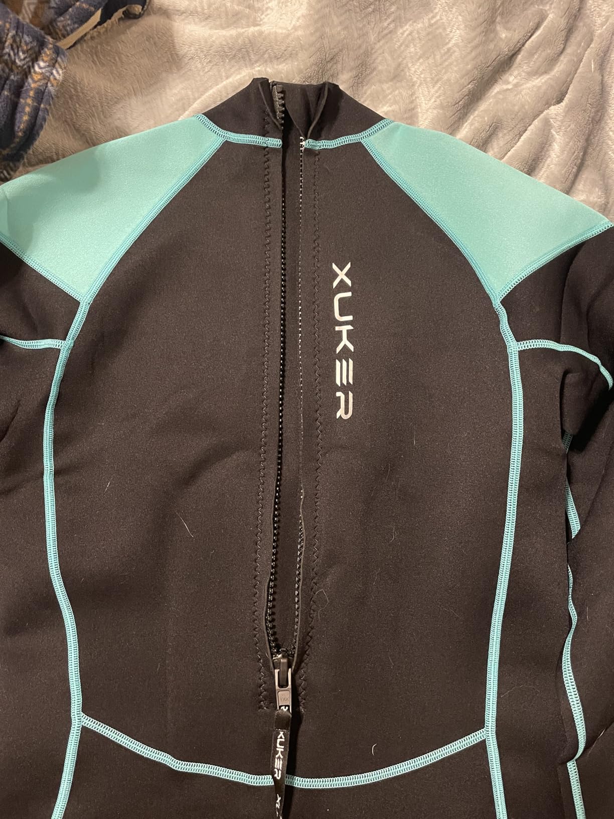 XUKER Women Men Wetsuit 2mm 3mm, Neoprene Wet Suits Front/Back Zip in Cold Water Full Body Dive Suit - Customer Photo 1