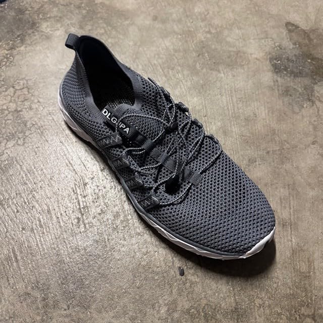 DLGJPA Men's Lightweight Quick Drying Aqua Water Shoes Athletic Sport Walking Shoes - Customer Photo 1