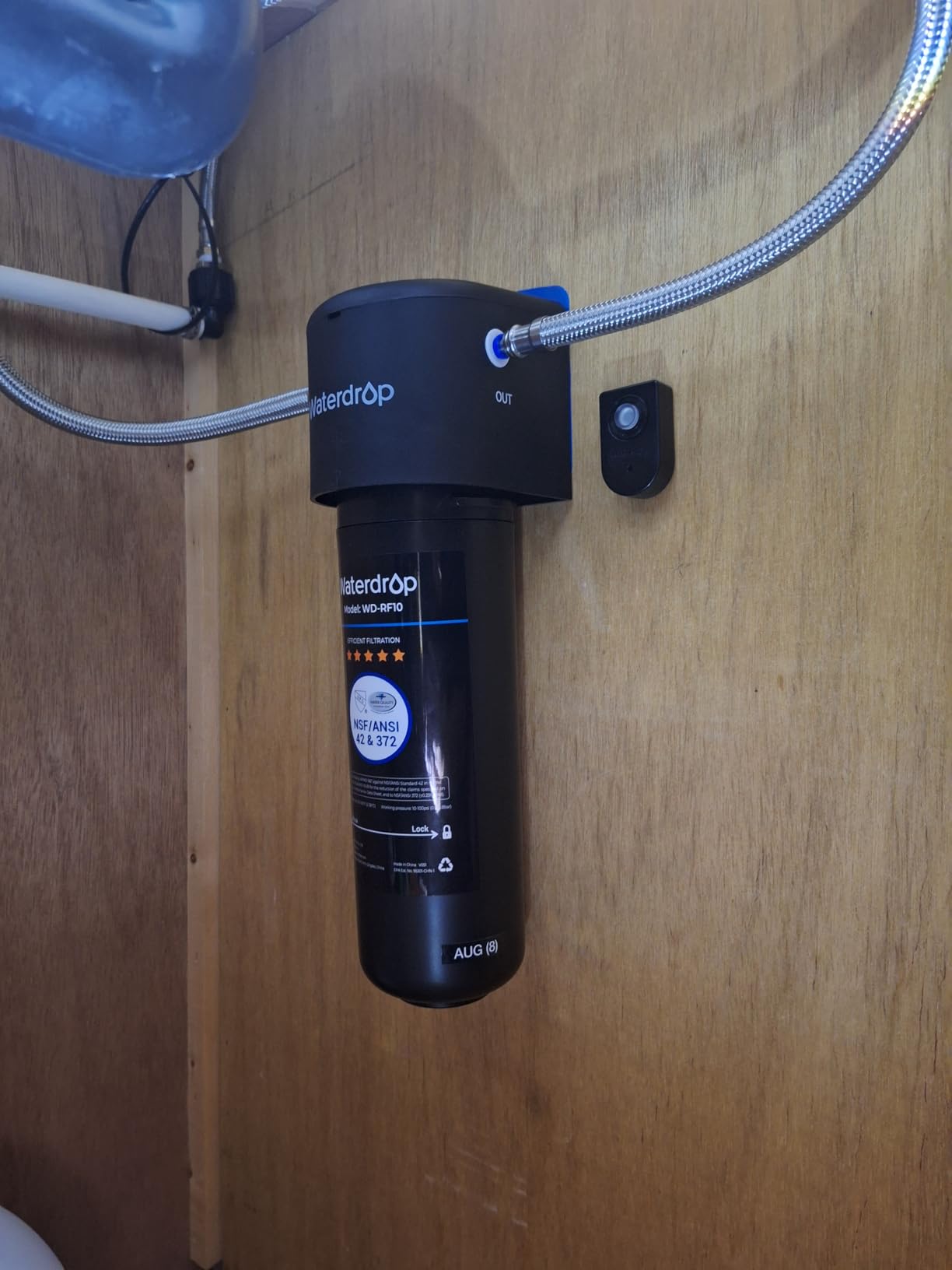 Waterdrop 10UA Under Sink Water Filter System, Reduces PFAS, PFOA/PFOS, Lead, Chlorine, Bad Taste & Odor, Under Counter Water Filter Direct Connect to Kitchen Faucet, NSF/ANSI 42 Certified, 1 Year - Customer Photo 2