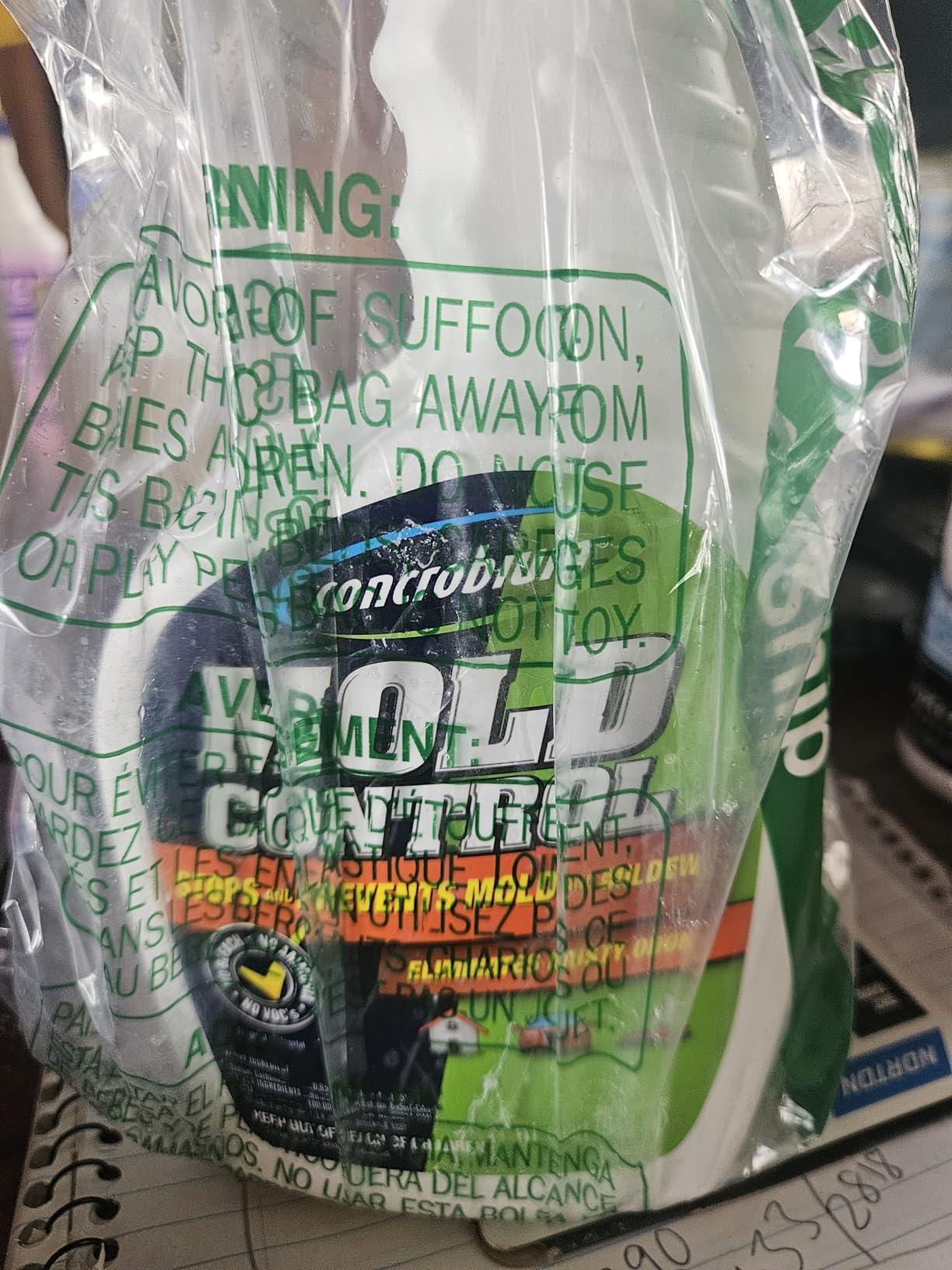 Concrobium Mold Control Aerosol, 14.1 oz – Eliminates & Prevents Mold – EPA Registered, Bleach-Free, Odorless, VOC-Free – For Indoor & Outdoor Surfaces, Mid-Sized Jobs, and Hard-to-Reach Areas - Customer Photo 2