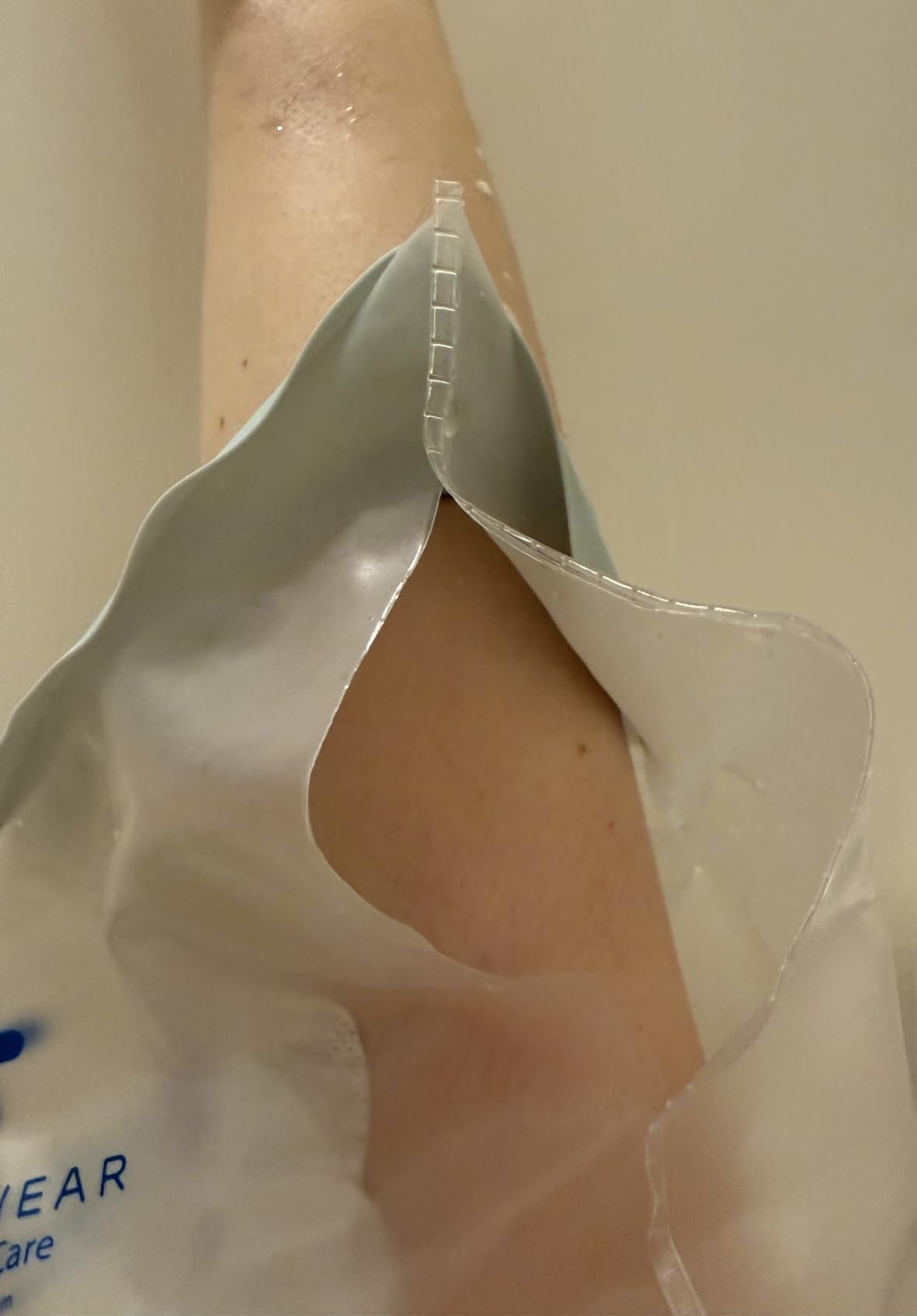 Care+Wear - Waterproof PICC Line Shower Cover (One-Size Fits Most) - Patients and Clinicians - Showering with PICC Line Protection - Waterproof PICC Line Protection - Soft and Stretchy Silicone - Customer Photo 2