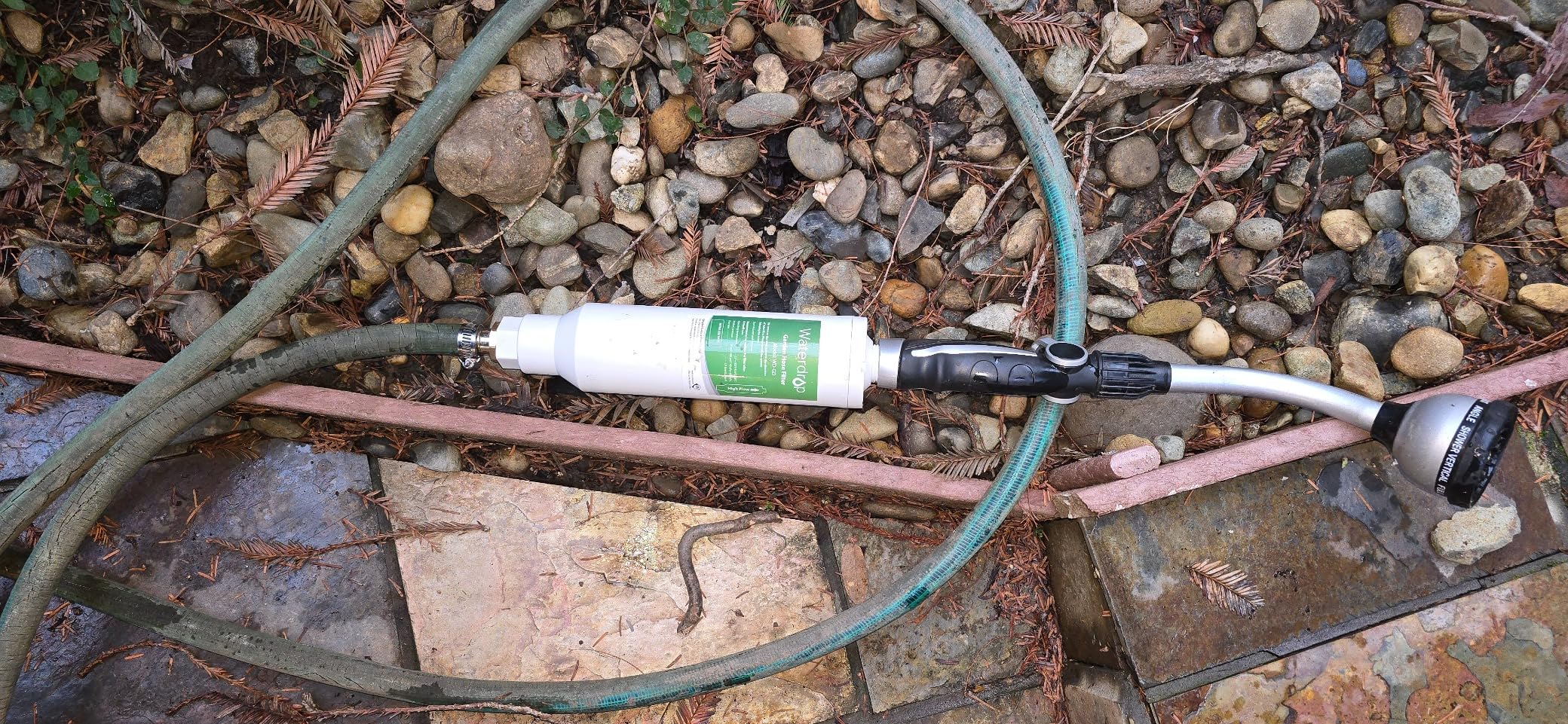 Waterdrop Garden Hose Water Filter, Reduces Chlorine, Odor, Improve Plants Health. Ideal for Gardening, Farming and Pets, Pack of 2. - Customer Photo 1