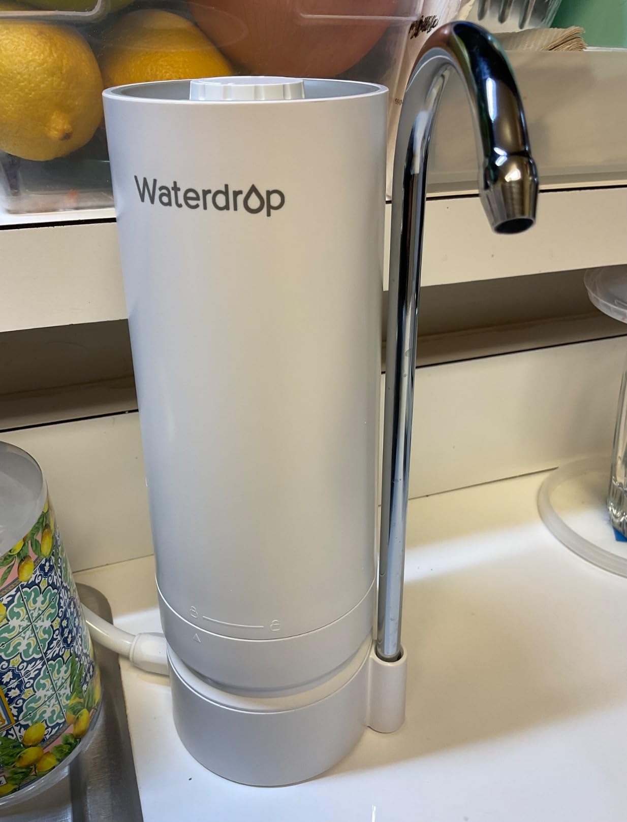 Waterdrop Water Filter for Sink Faucet, NSF/ANSI 42 Certified Countertop Water Filter System, 5-Stage Stainless Steel Faucet, 8000 Gallons, Reduces Heavy Metals and 99% Chlorine, WD-CTF-01(1 Filter) - Customer Photo 2