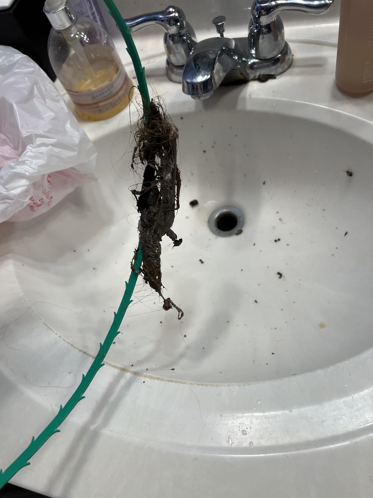 The original Zip-It Hair Clog Remover 25-inch Overall Length Drain Snake Cleaner (3-Pack), Unclog Your Sink, Shower, & Tub Drain In Seconds – Non-toxic, Made in the USA - Customer Photo 1