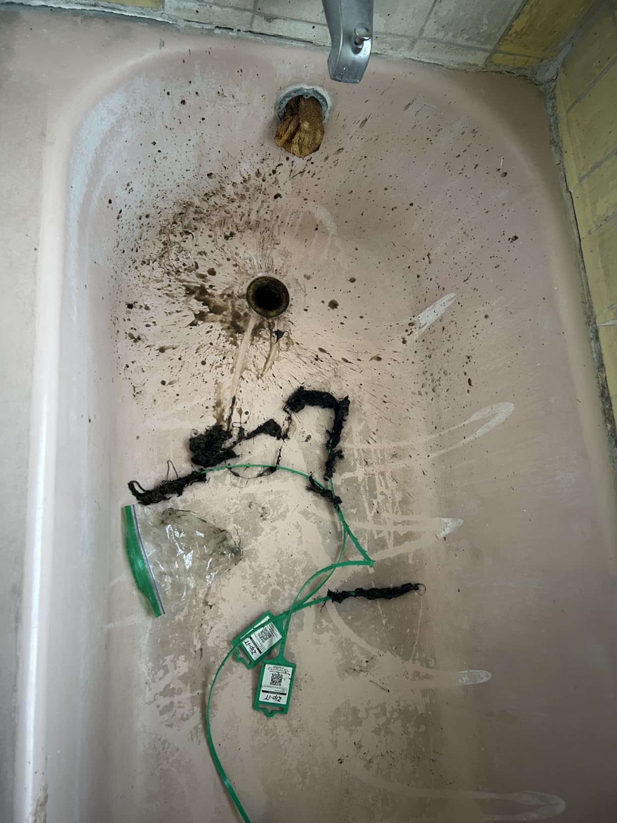 The original Zip-It Hair Clog Remover 25-inch Overall Length Drain Snake Cleaner (3-Pack), Unclog Your Sink, Shower, & Tub Drain In Seconds – Non-toxic, Made in the USA - Customer Photo 3