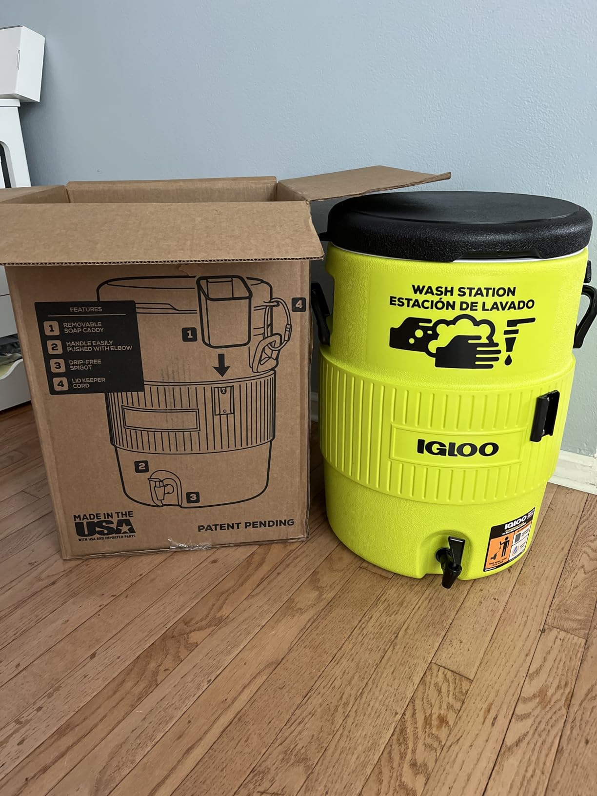 Igloo Sports Cooler | Insulated Beverage Dispenser with Spout |Portable Handwashing Station - Customer Photo 1